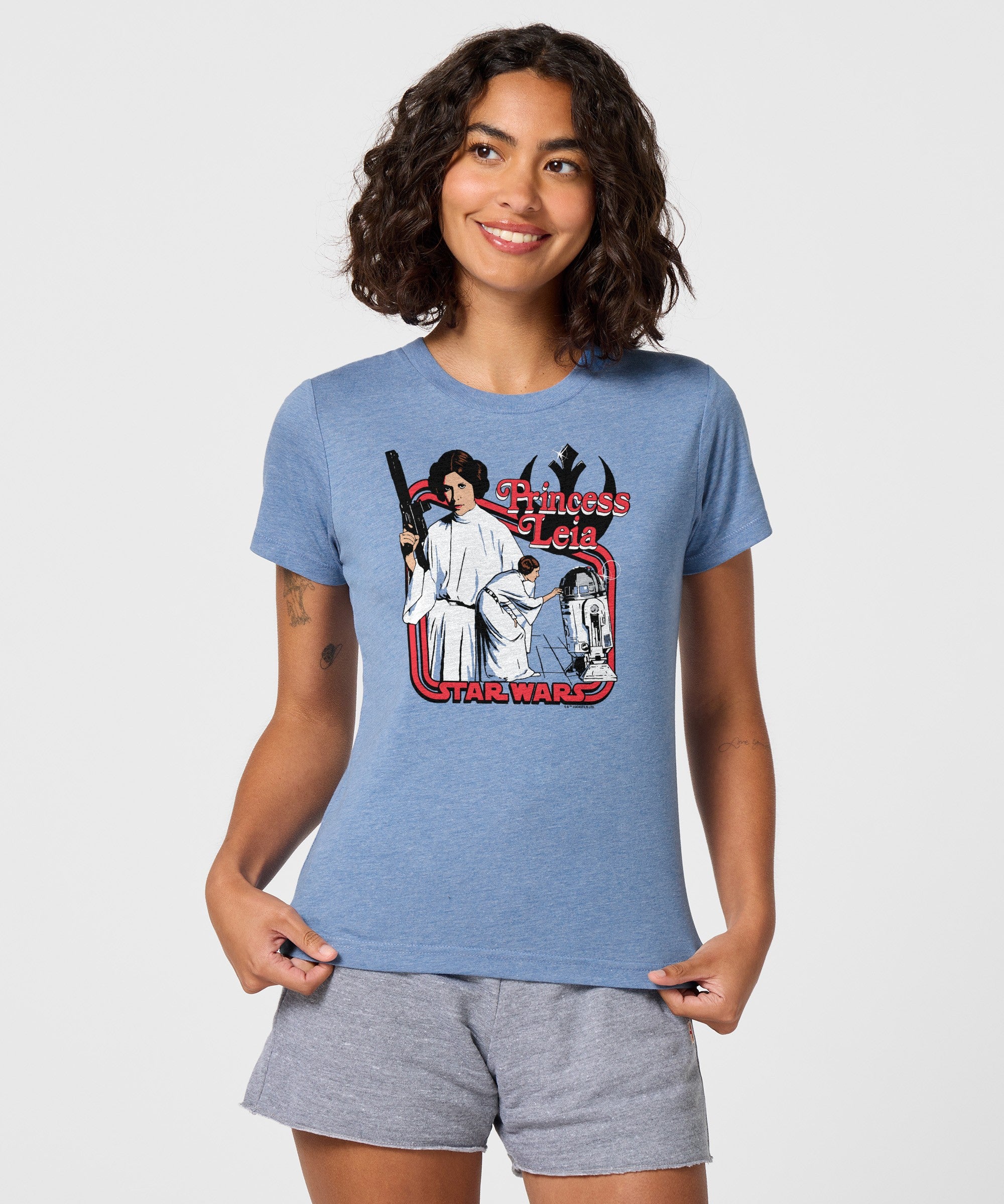 Women's Star Wars Princess Leia::Light Blue