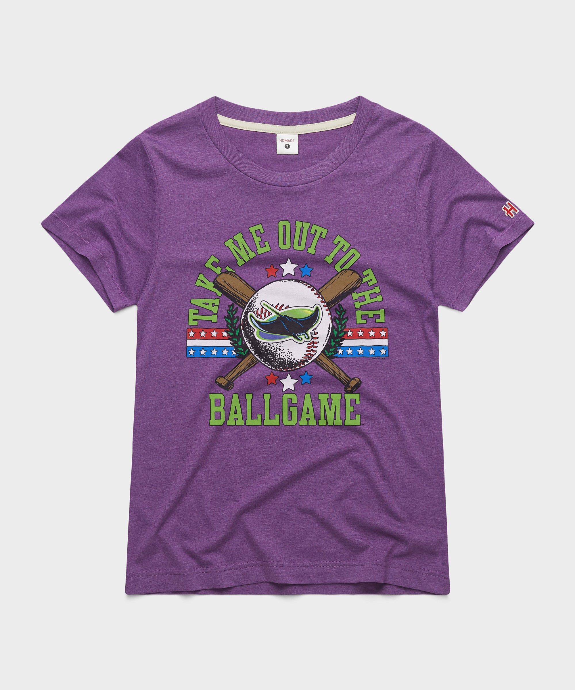 Women's Tampa Bay Rays Take Me Out To The Ballgame Royal Purple