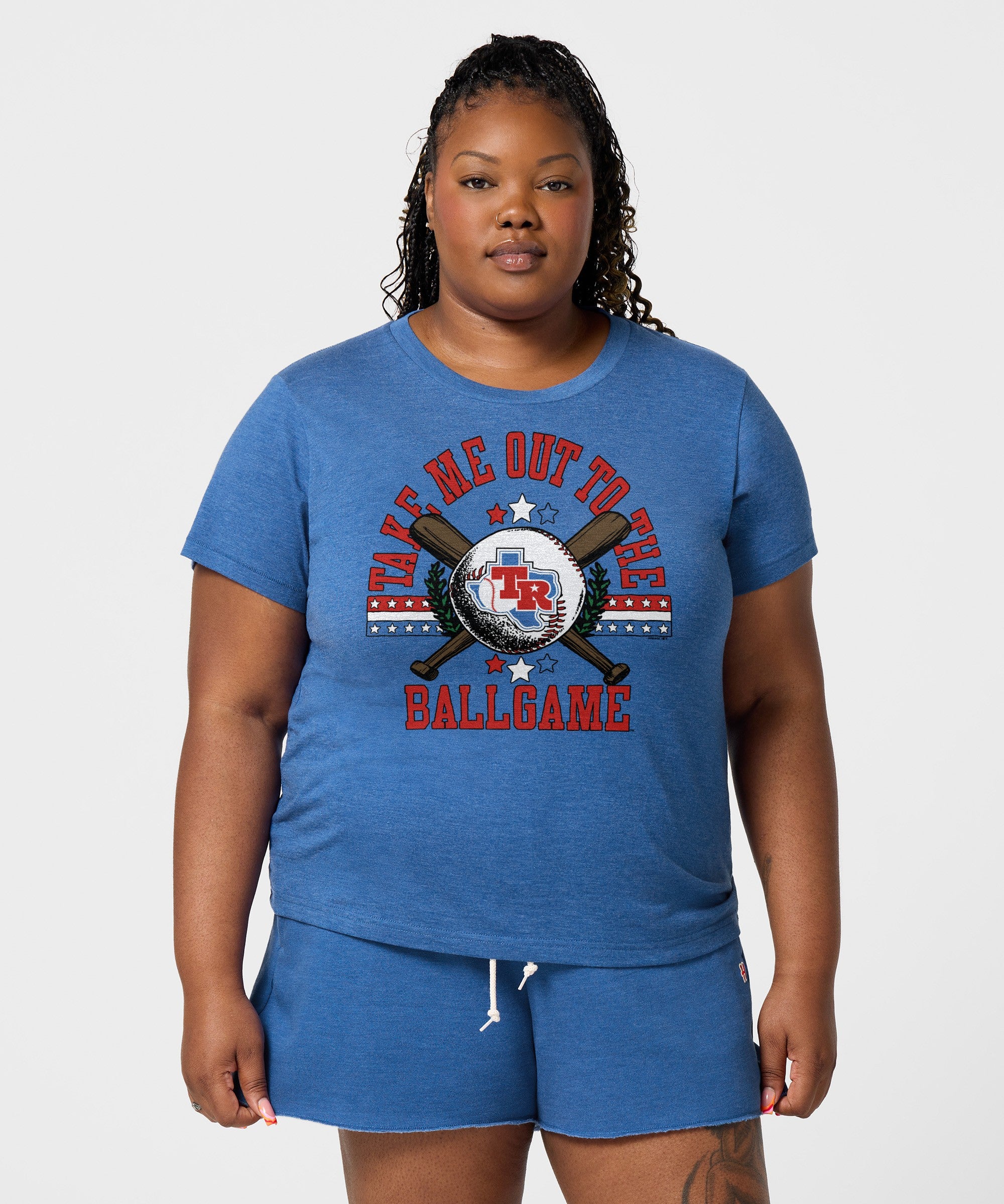 Women's Texas Rangers Take Me Out To The Ballgame