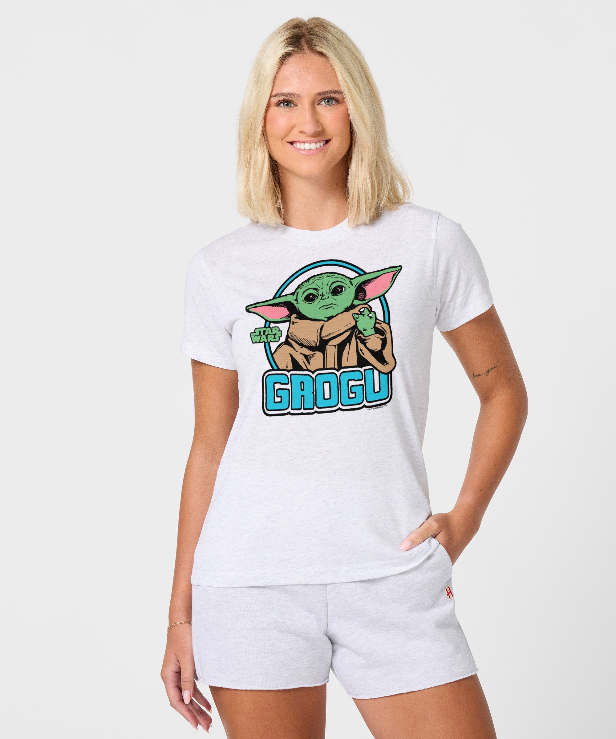 Women's The Mandalorian Grogu::Ash