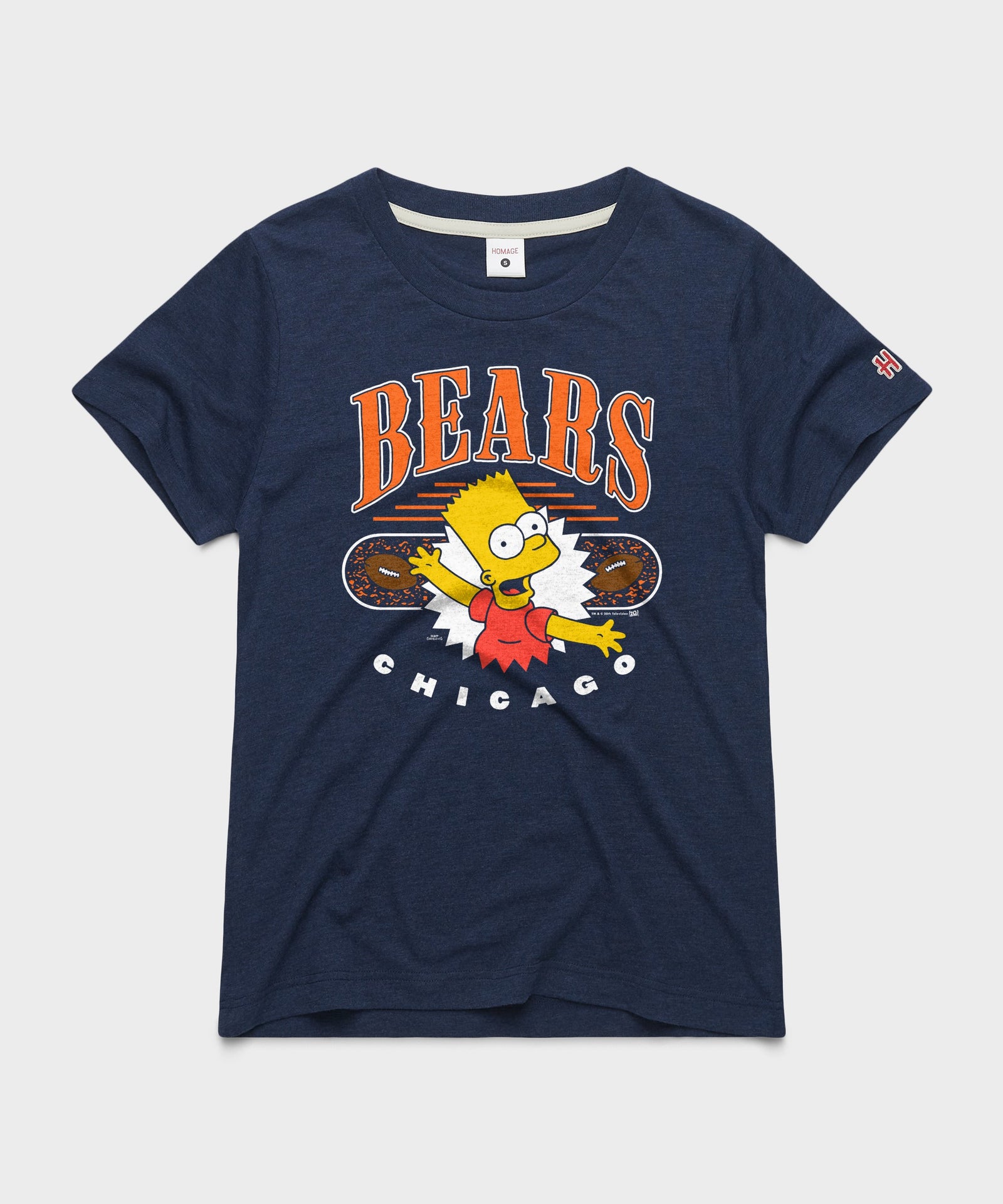 Women's The Simpsons Bart X Chicago Bears