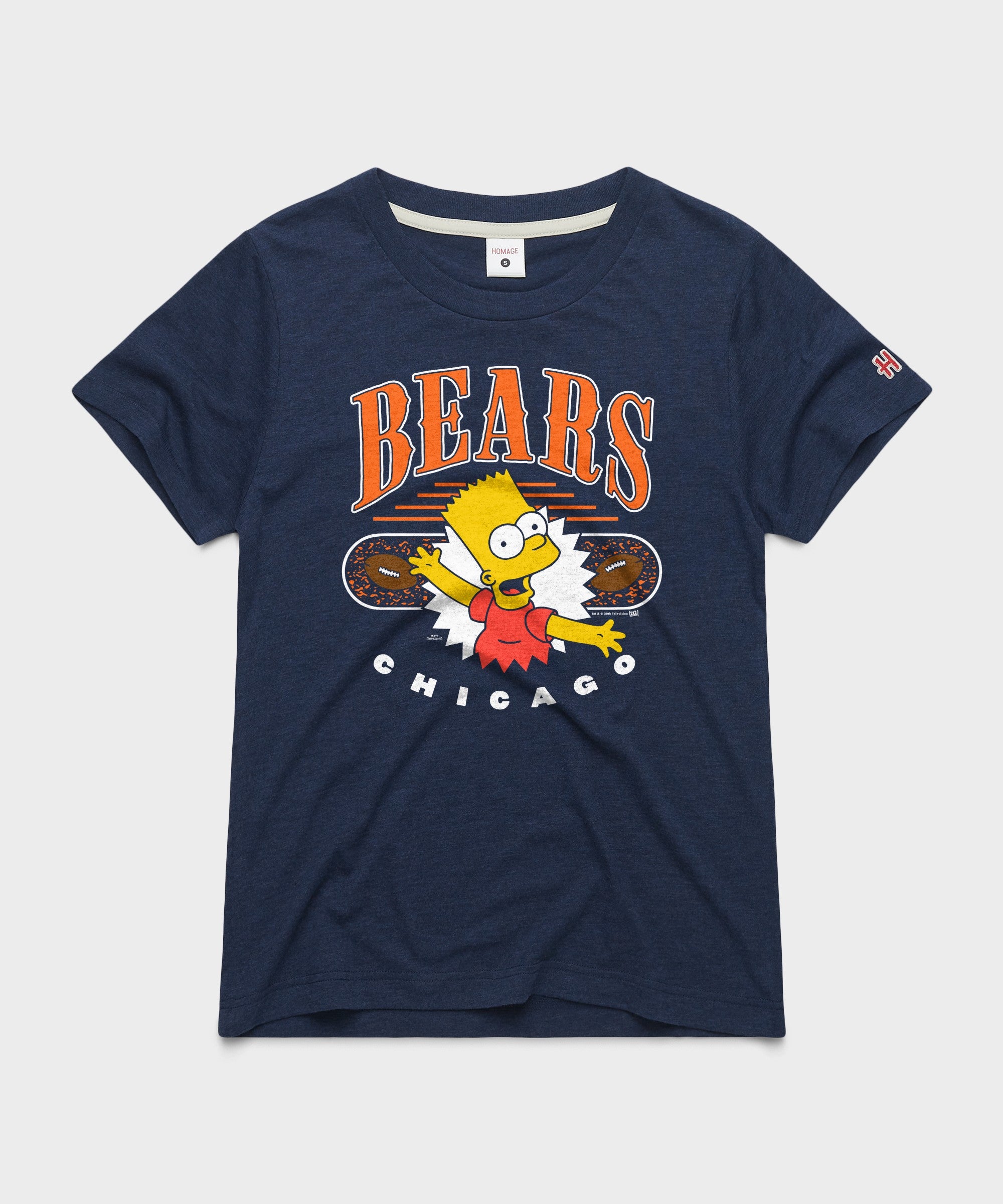 Women's The Simpsons Bart X Chicago Bears