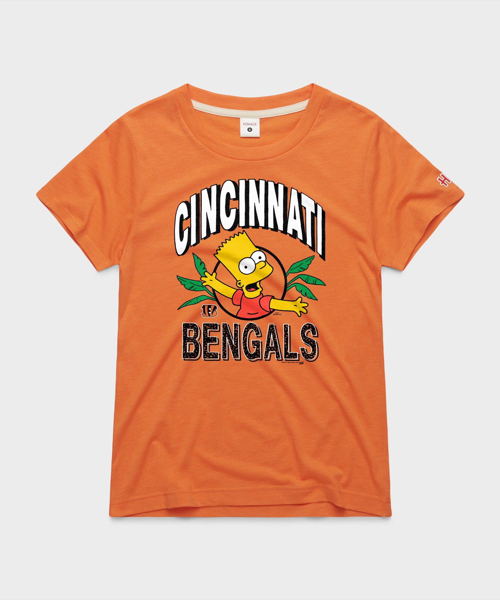 Women's The Simpsons Bart X Cincinnati Bengals Jungle