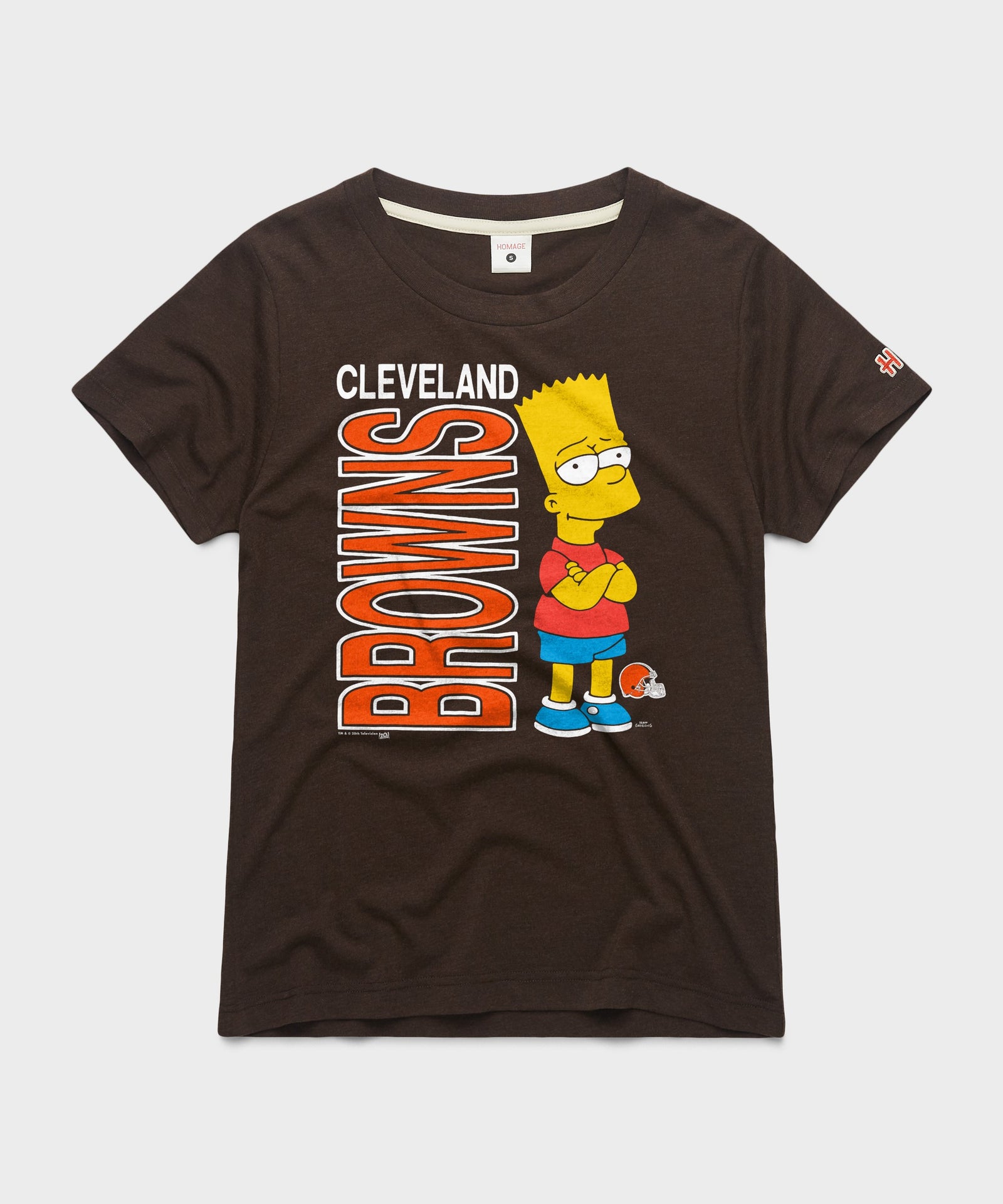 Women's The Simpsons Bart X Cleveland Browns