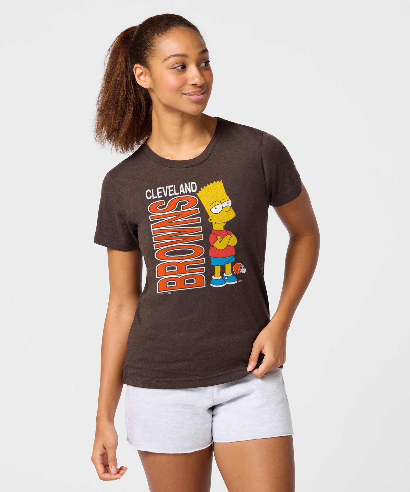 Women's The Simpsons Bart X Cleveland Browns