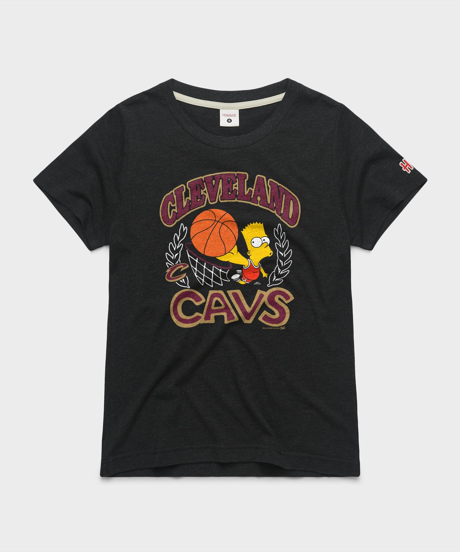 Women's The Simpsons Bart X Cleveland Cavaliers