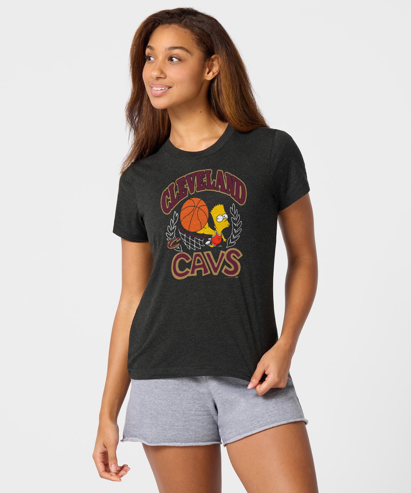 Women's The Simpsons Bart X Cleveland Cavaliers