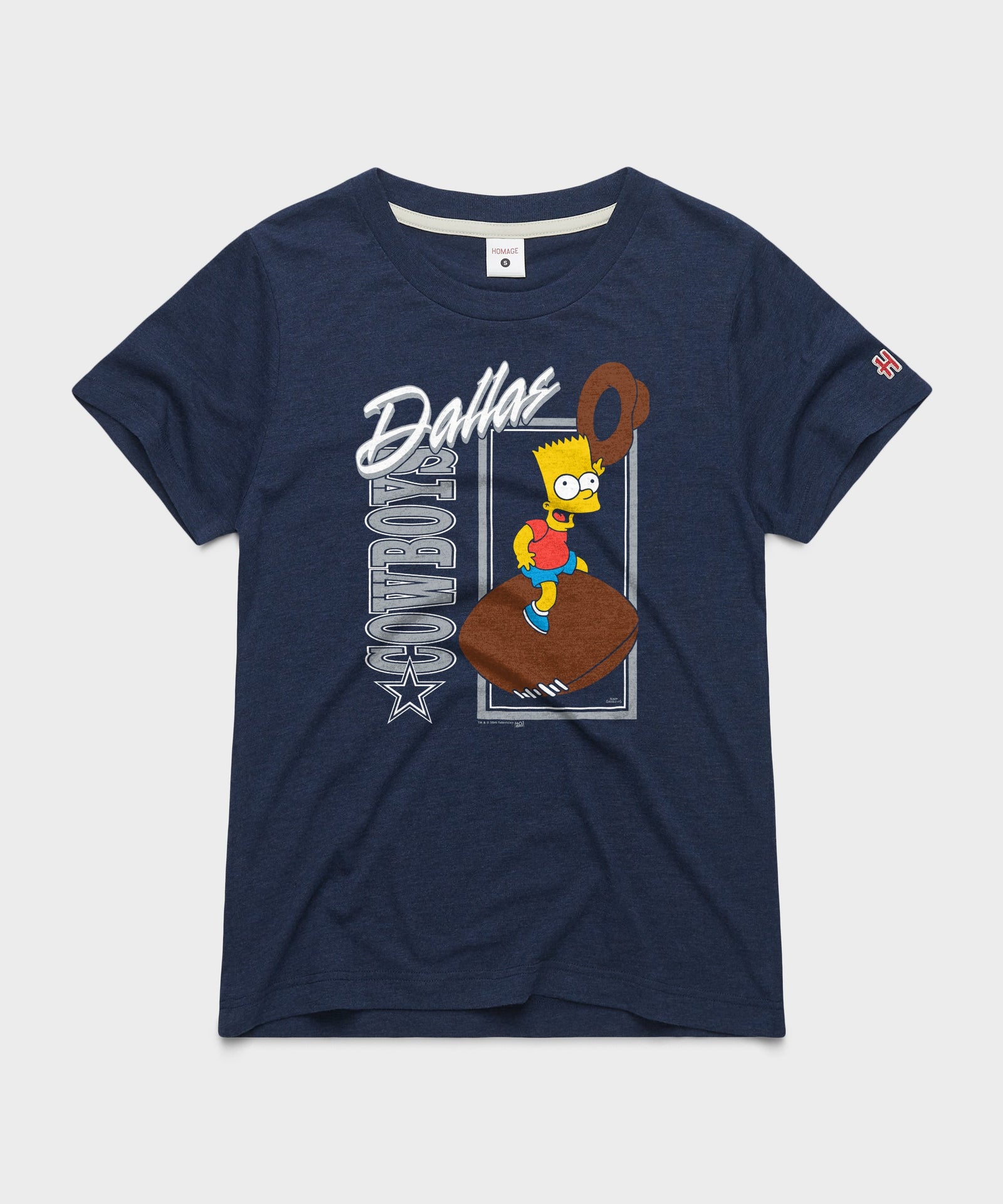 Women's The Simpsons Bart X Dallas Cowboys