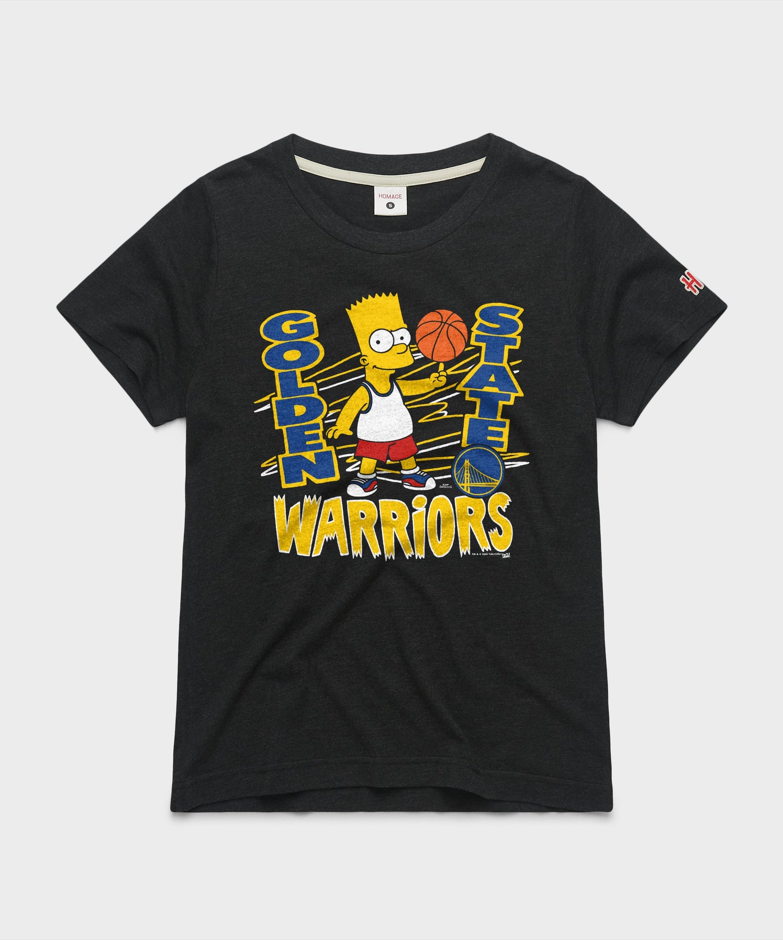 Women's The Simpsons Bart X Golden State Warriors