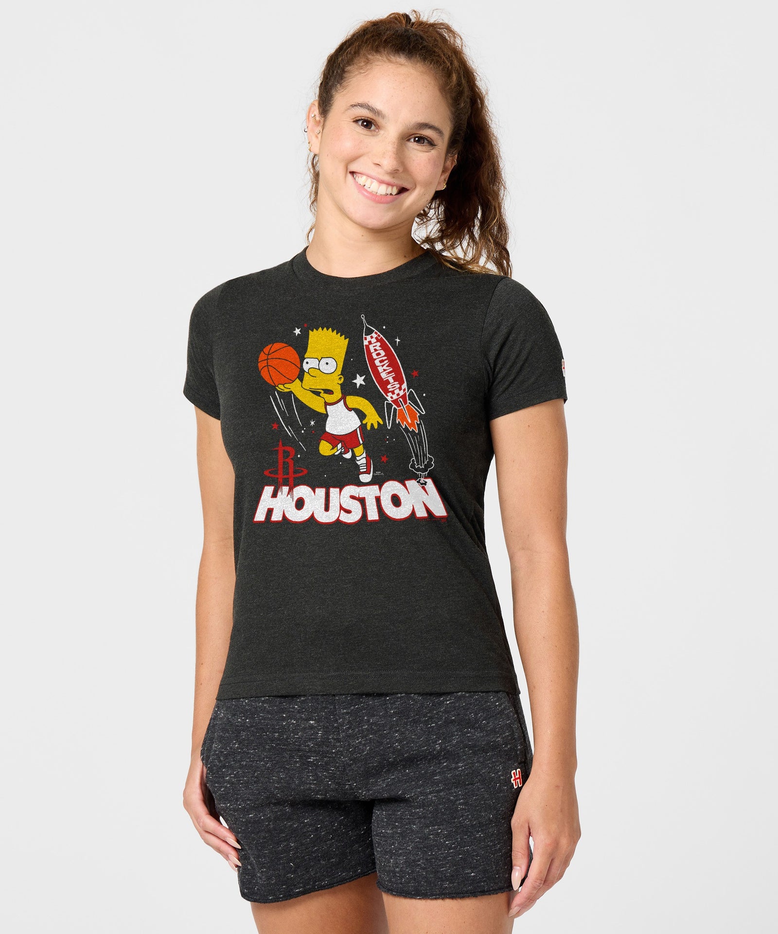Women's The Simpsons Bart X Houston Rockets