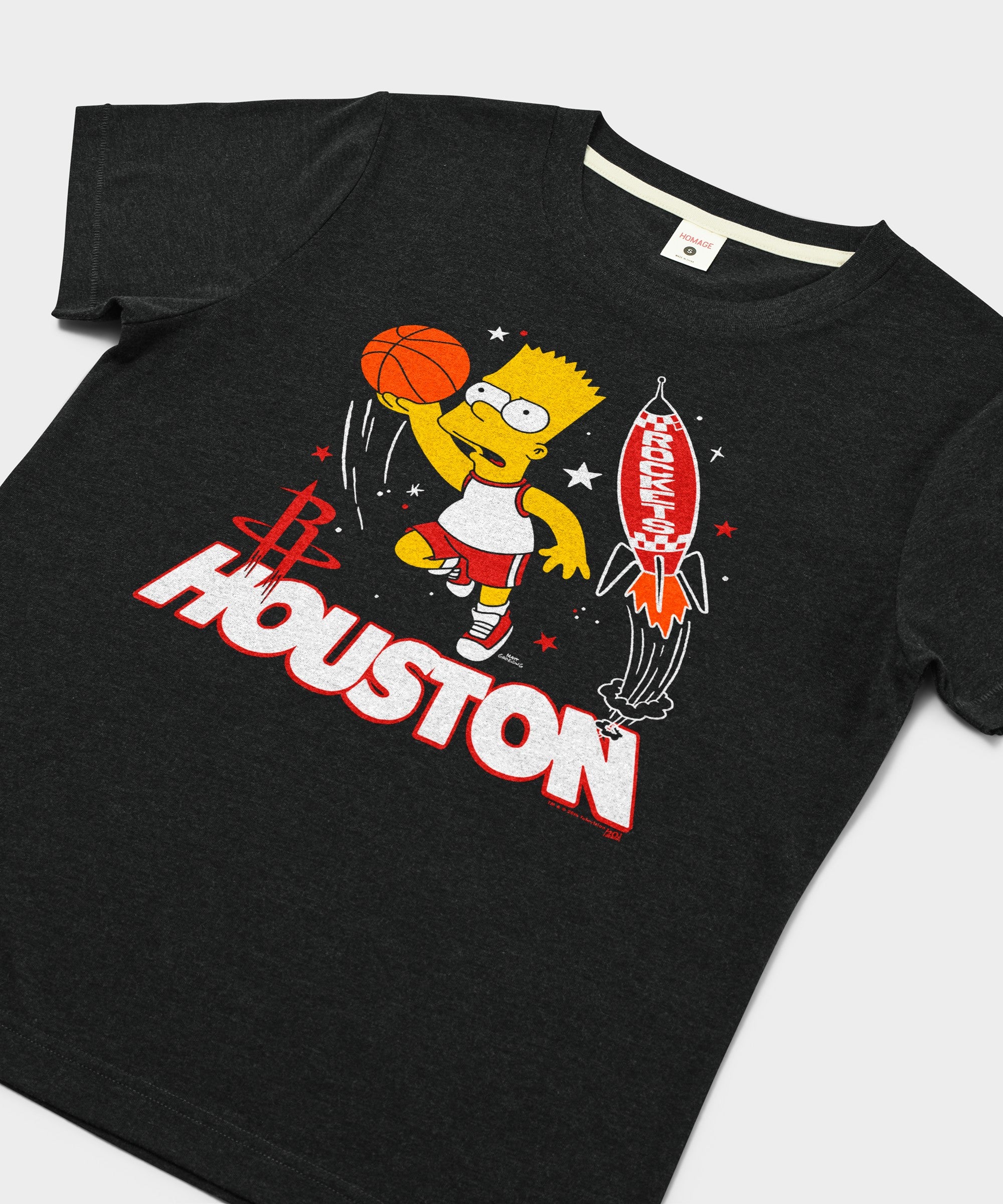 Women's The Simpsons Bart X Houston Rockets