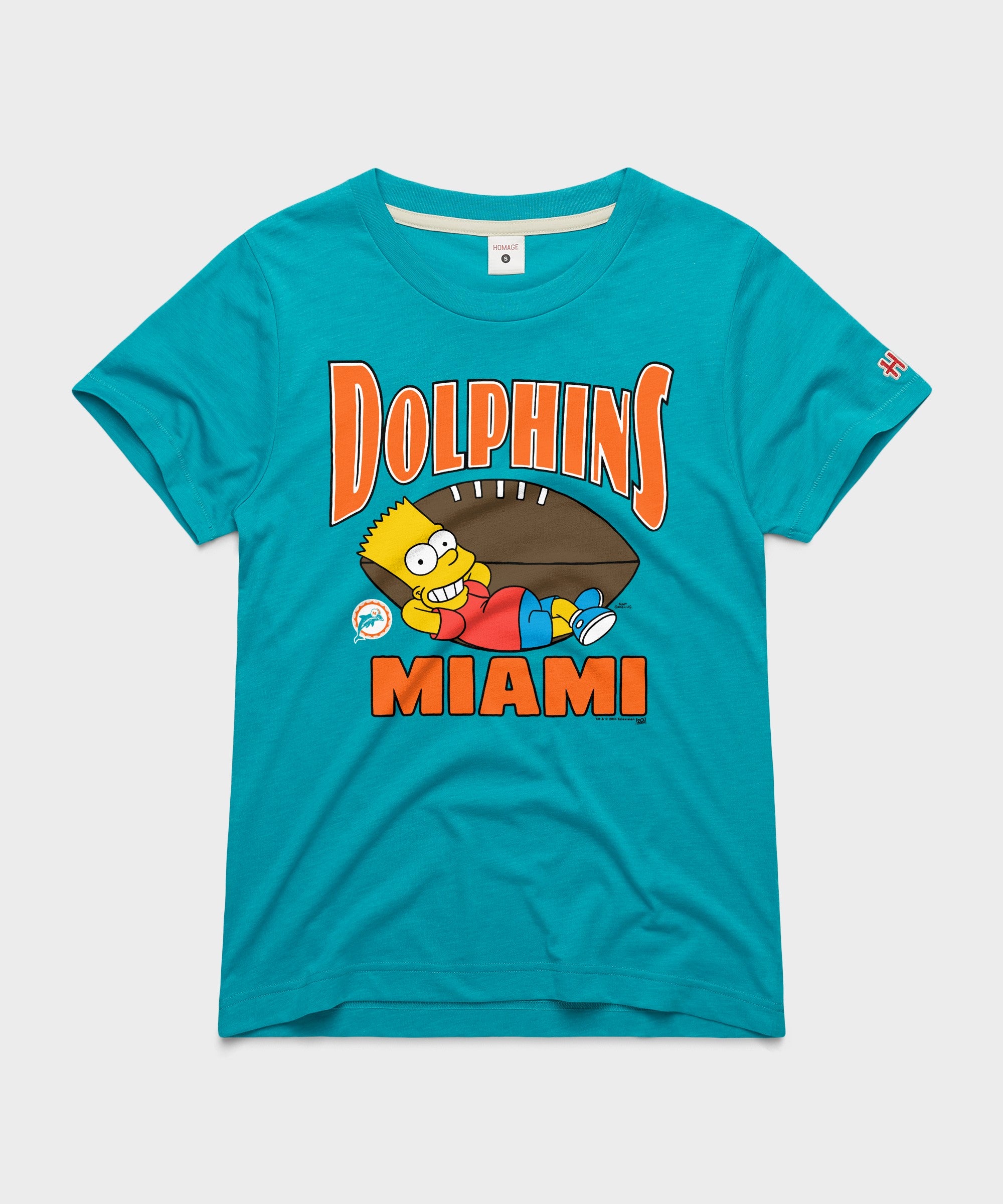 Women's The Simpsons Bart X Miami Dolphins