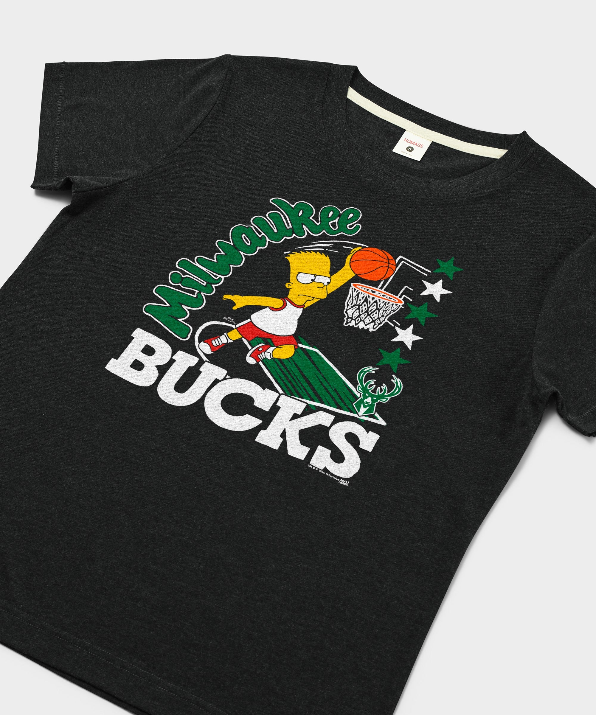 Women's The Simpsons Bart X Milwaukee Bucks