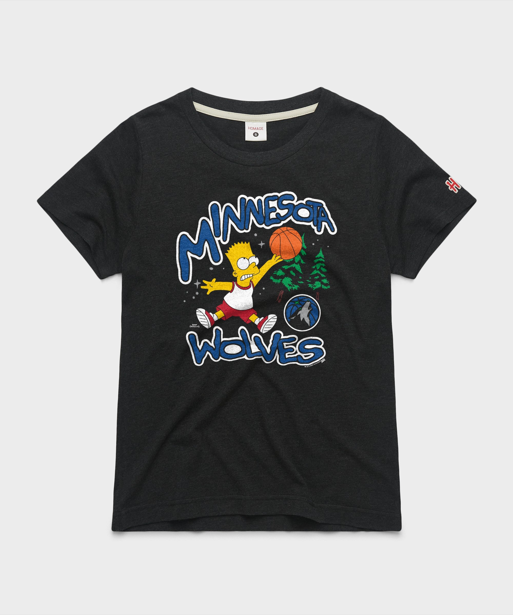 Women's The Simpsons Bart X Minnesota Timberwolves