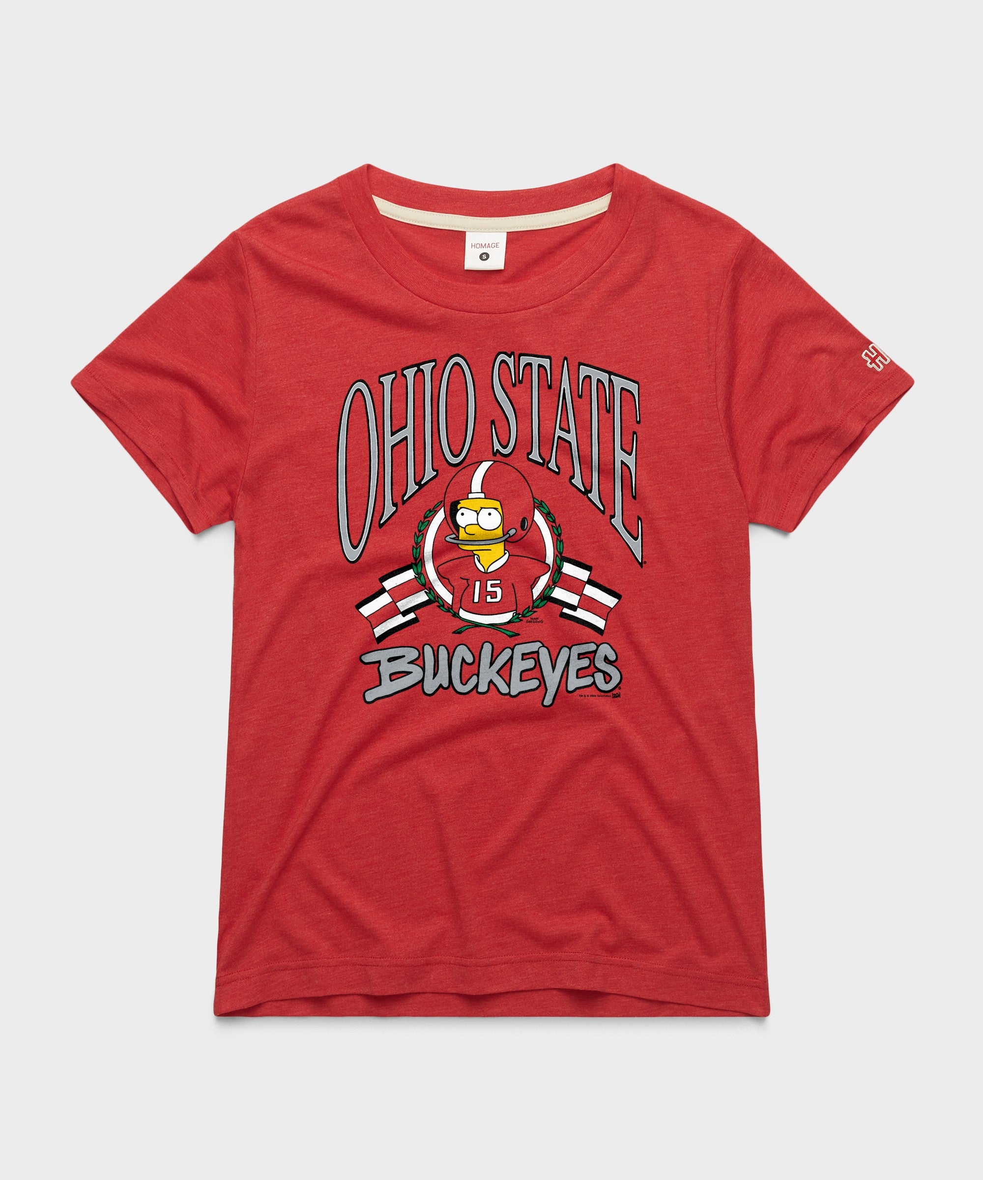 Women's The Simpsons Bart X Ohio State