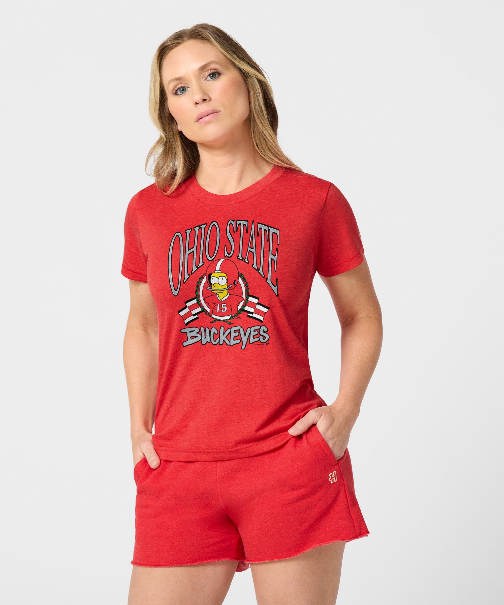 Women's The Simpsons Bart X Ohio State