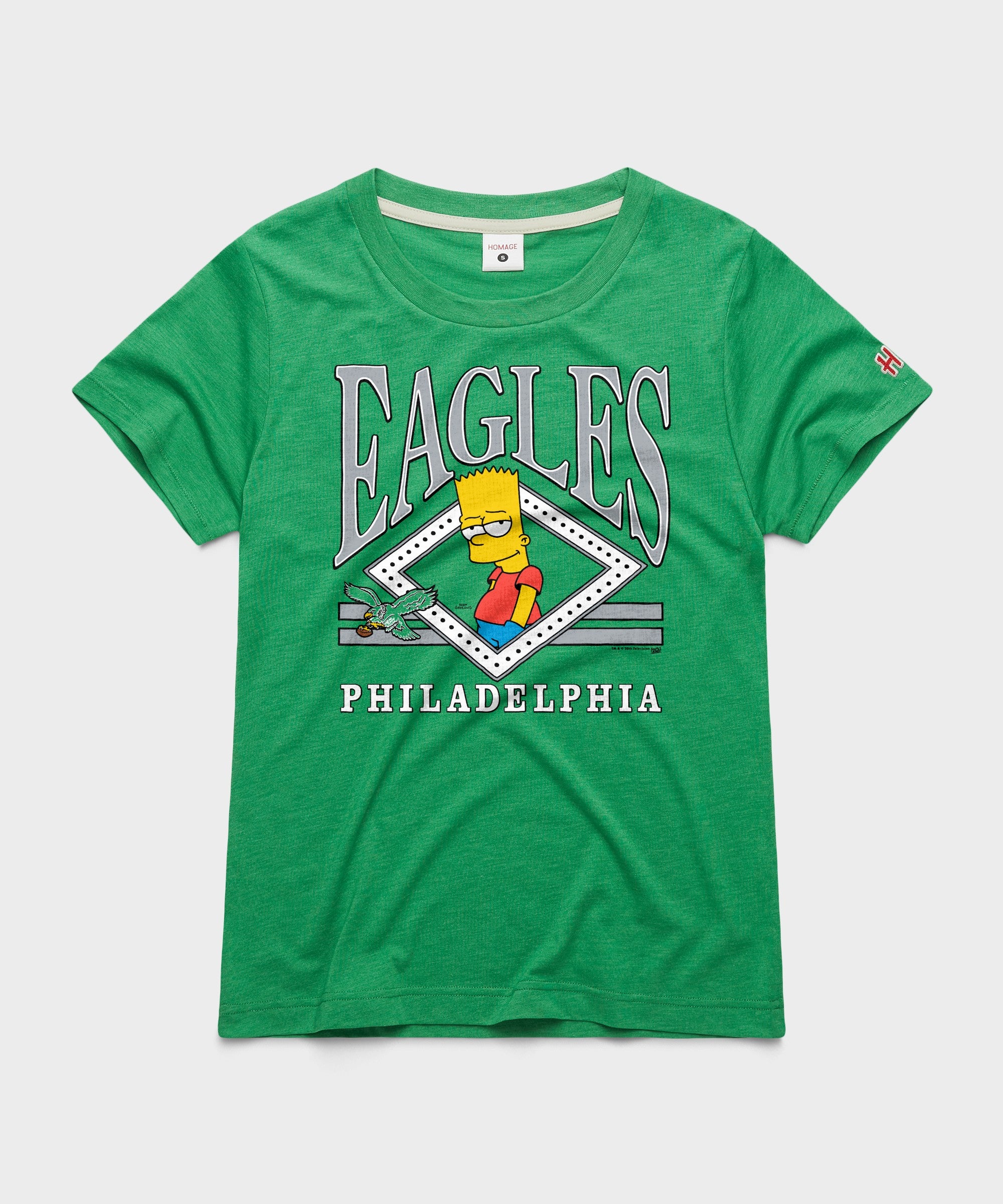 Women's The Simpsons Bart X Philadelphia Eagles
