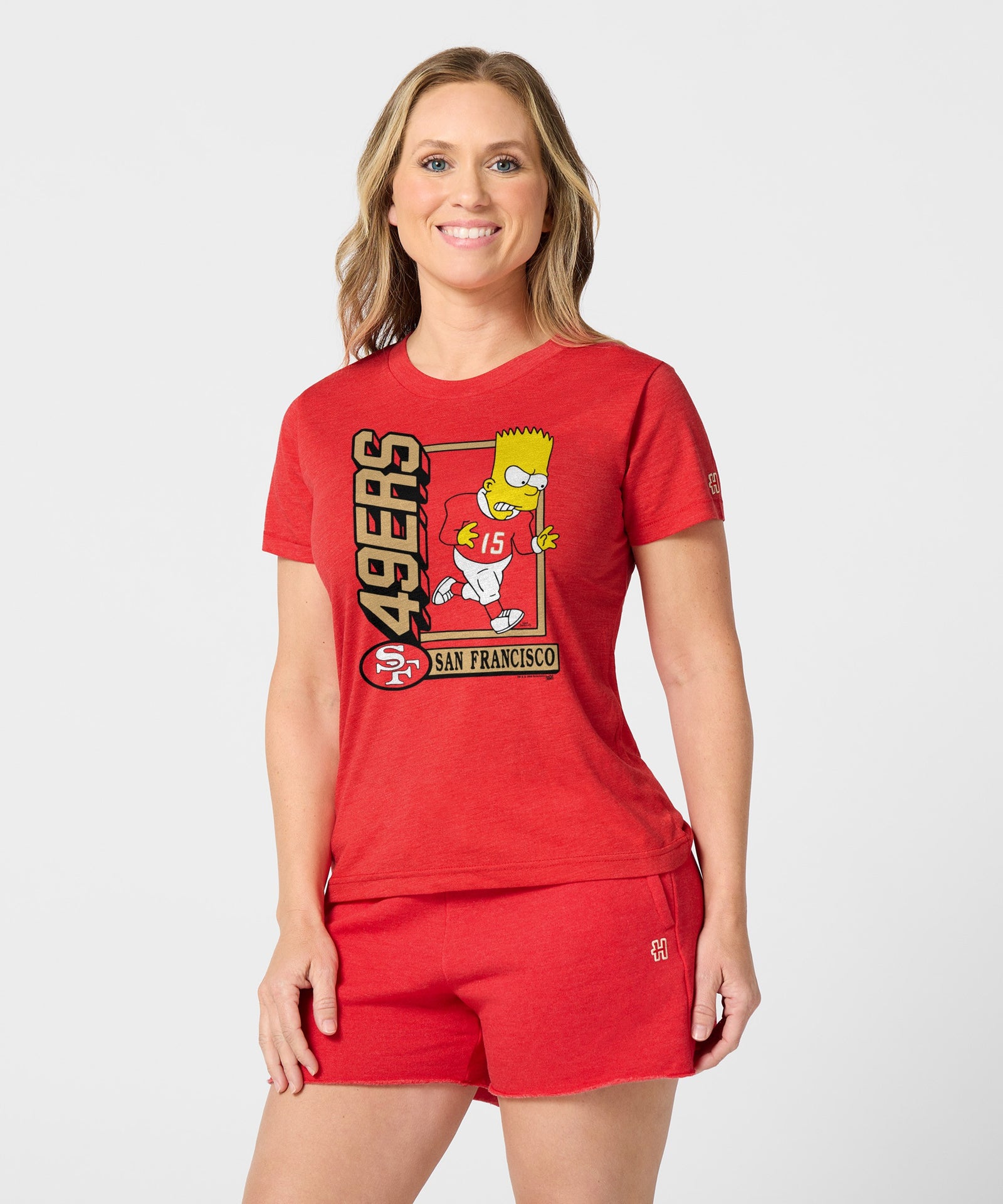 Women's The Simpsons Bart X San Francisco 49ers