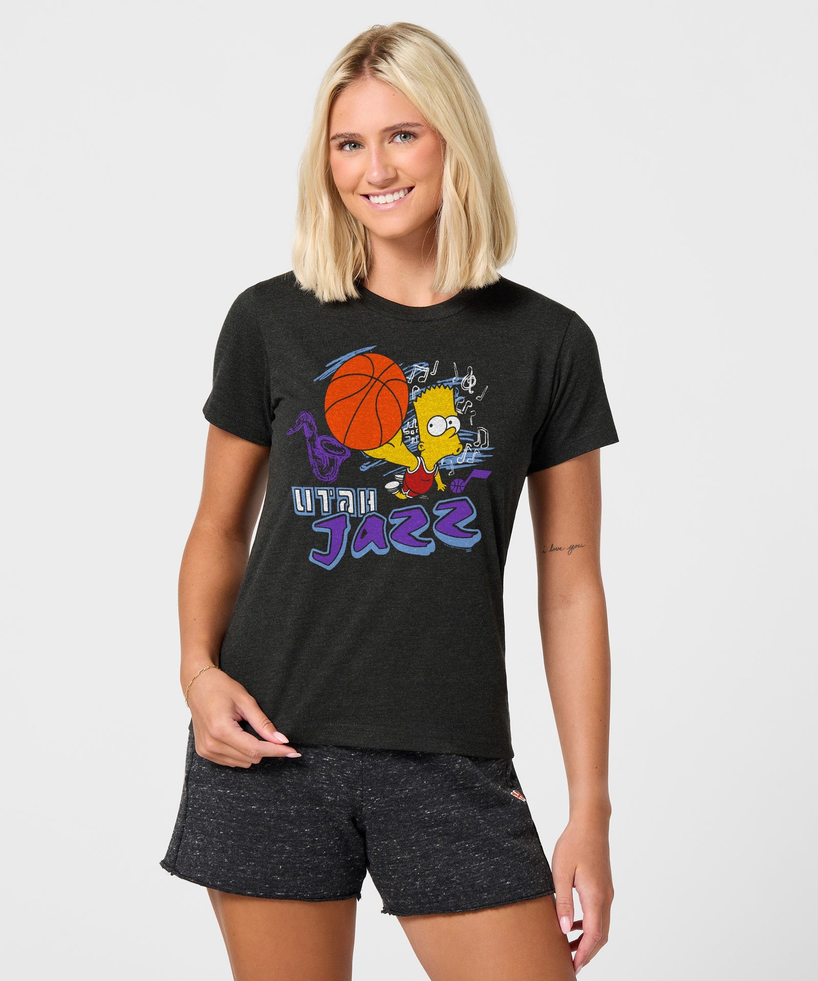 Women's The Simpsons Bart X Utah Jazz
