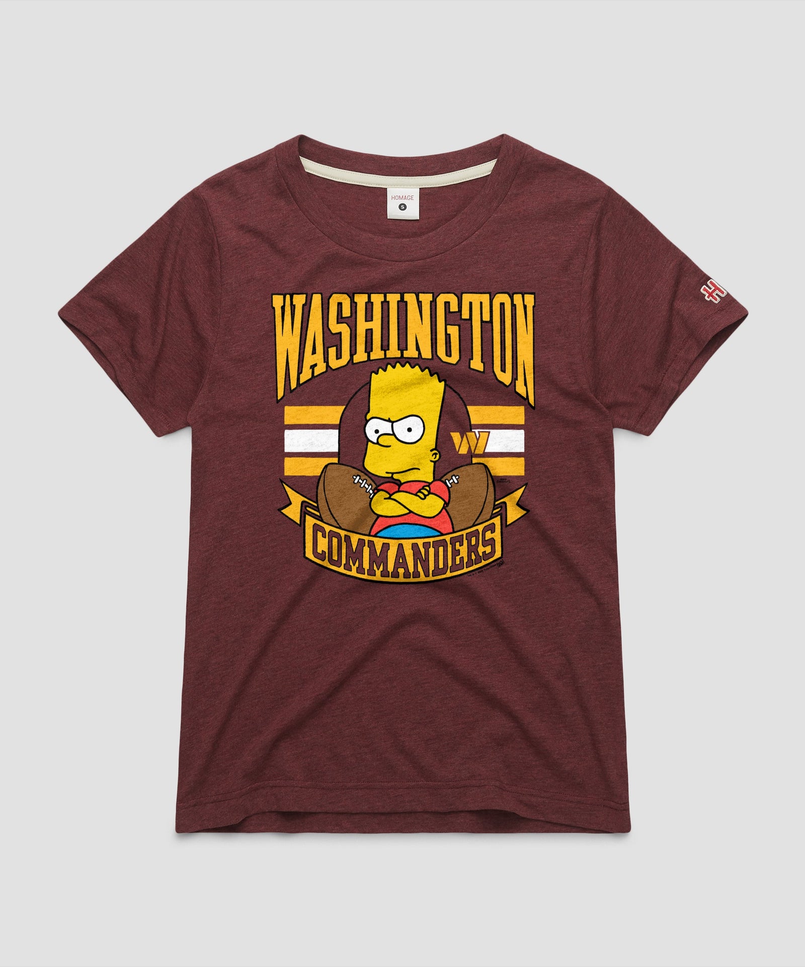 Women's The Simpsons Bart X Washington Commanders
