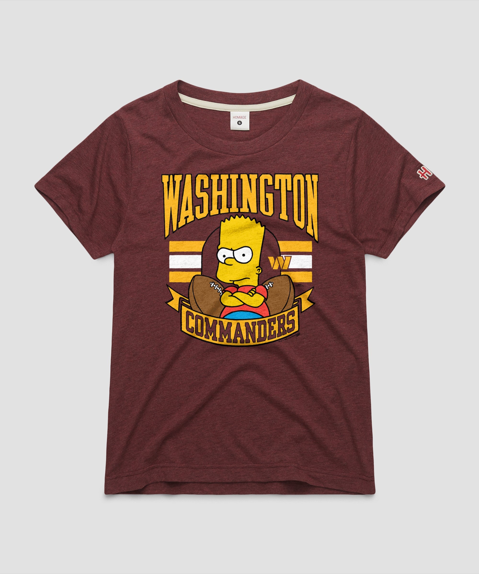 Women's The Simpsons Bart X Washington Commanders