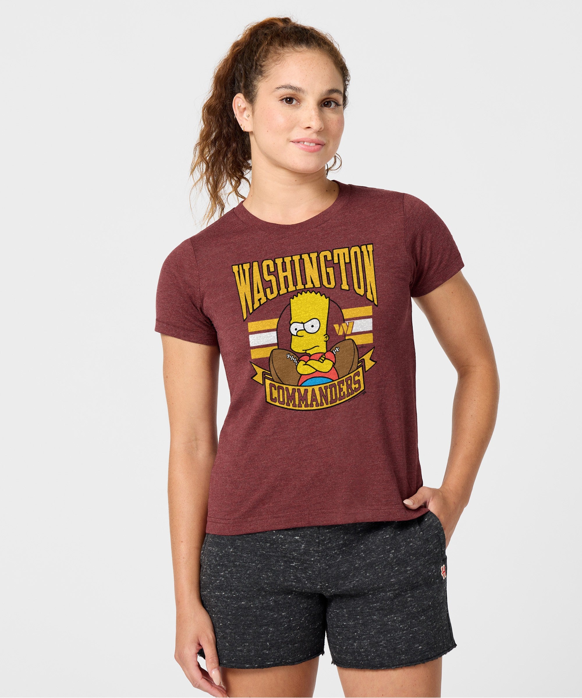 Women's The Simpsons Bart X Washington Commanders