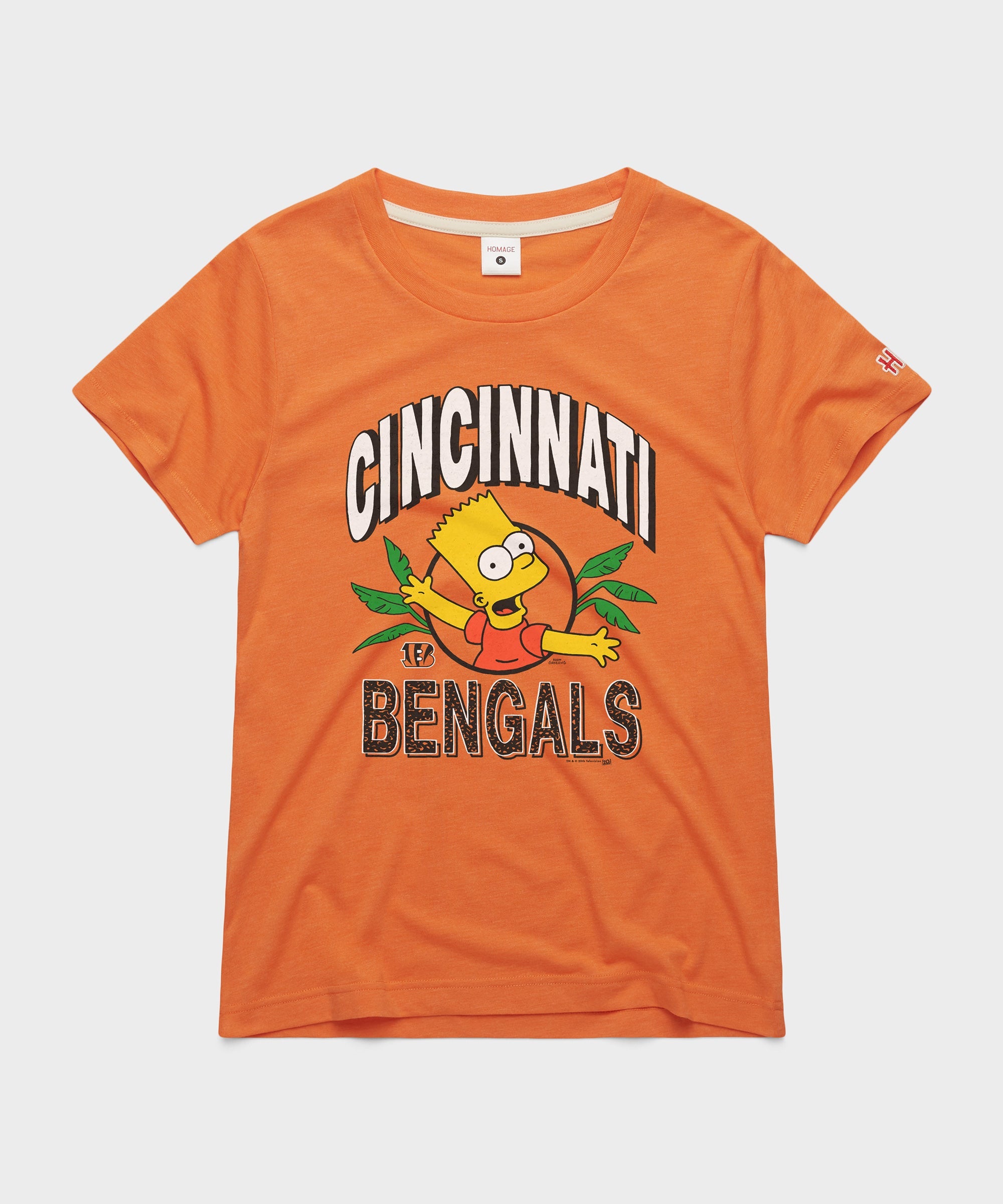 Women's The Simpsons Bart x Cincinnati Bengals Jungle