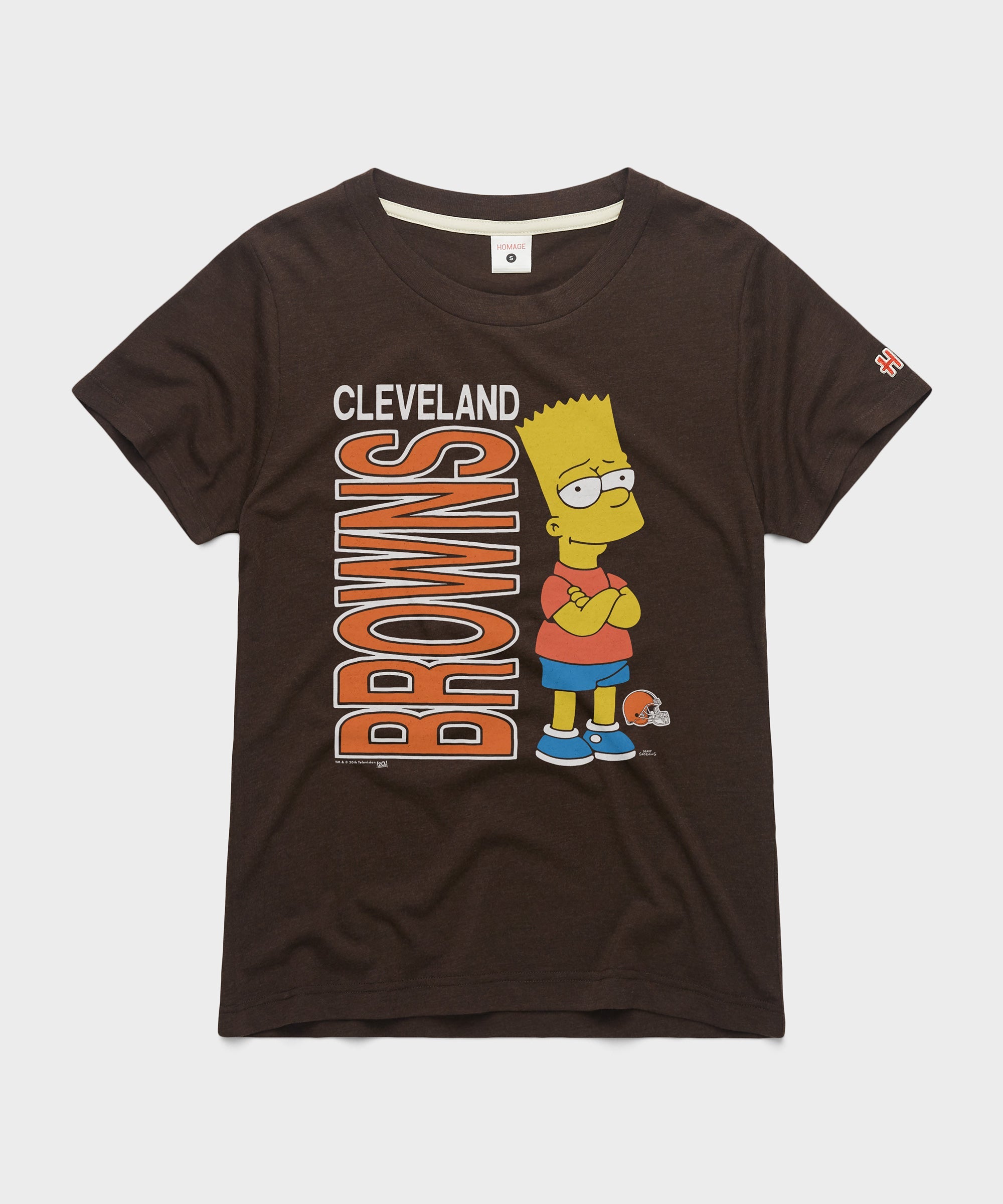 Women's The Simpsons Bart x Cleveland Browns
