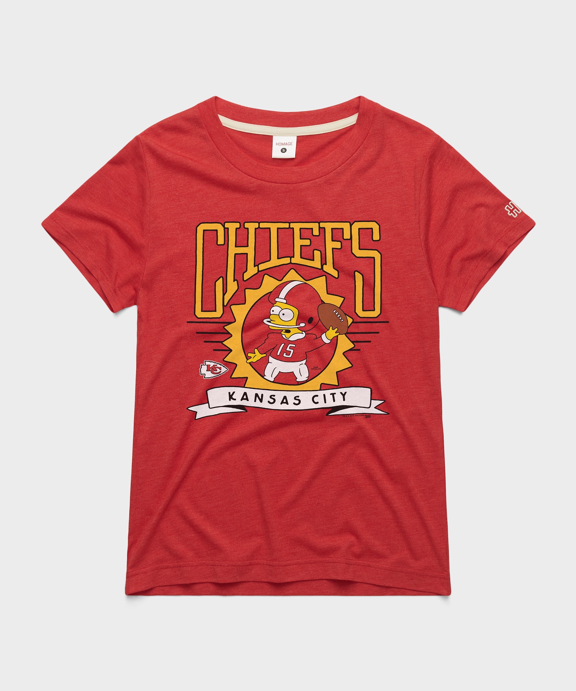 Women's The Simpsons Bart x Kansas City Chiefs