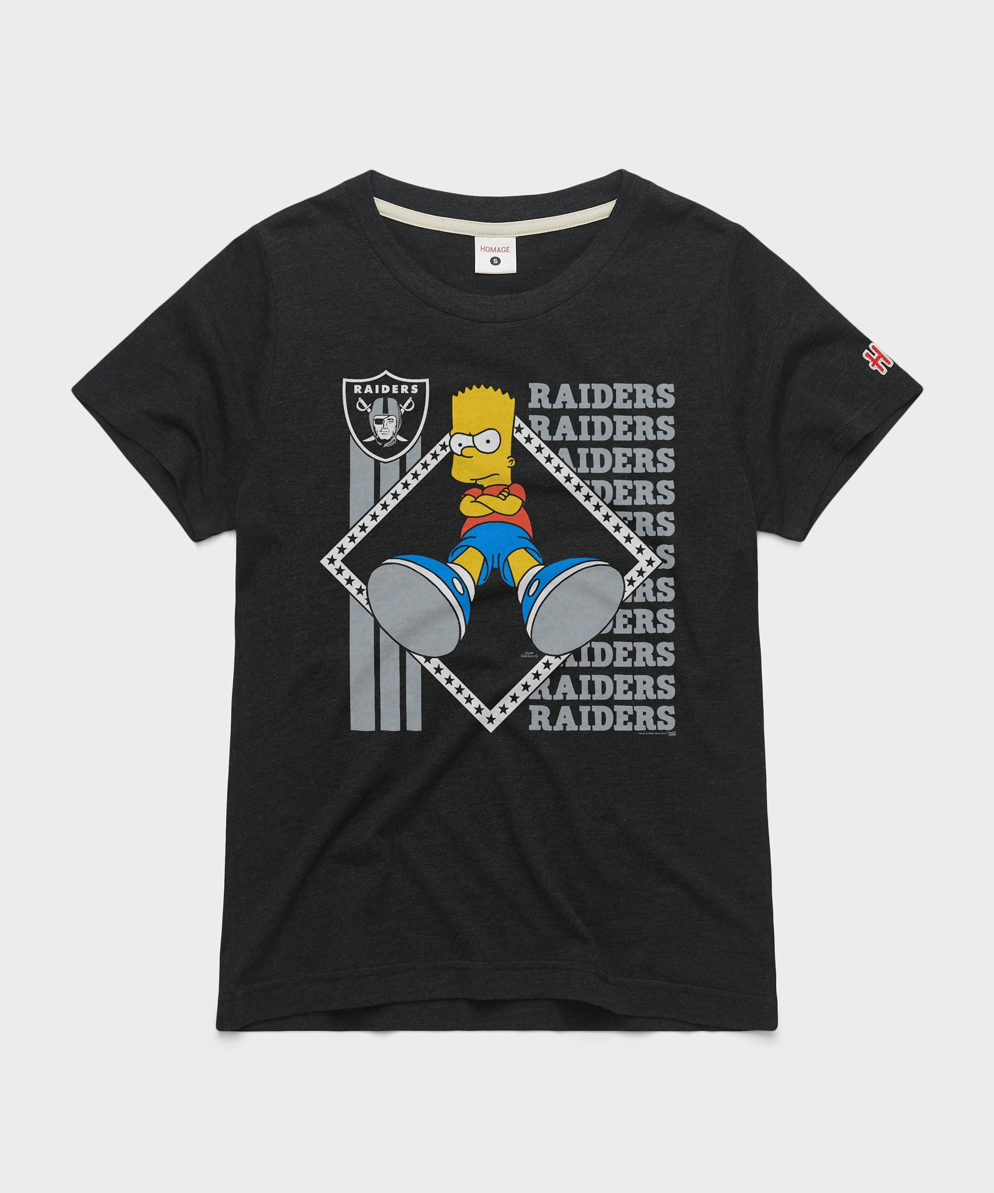 Women's The Simpsons Bart x Las Vegas Raiders