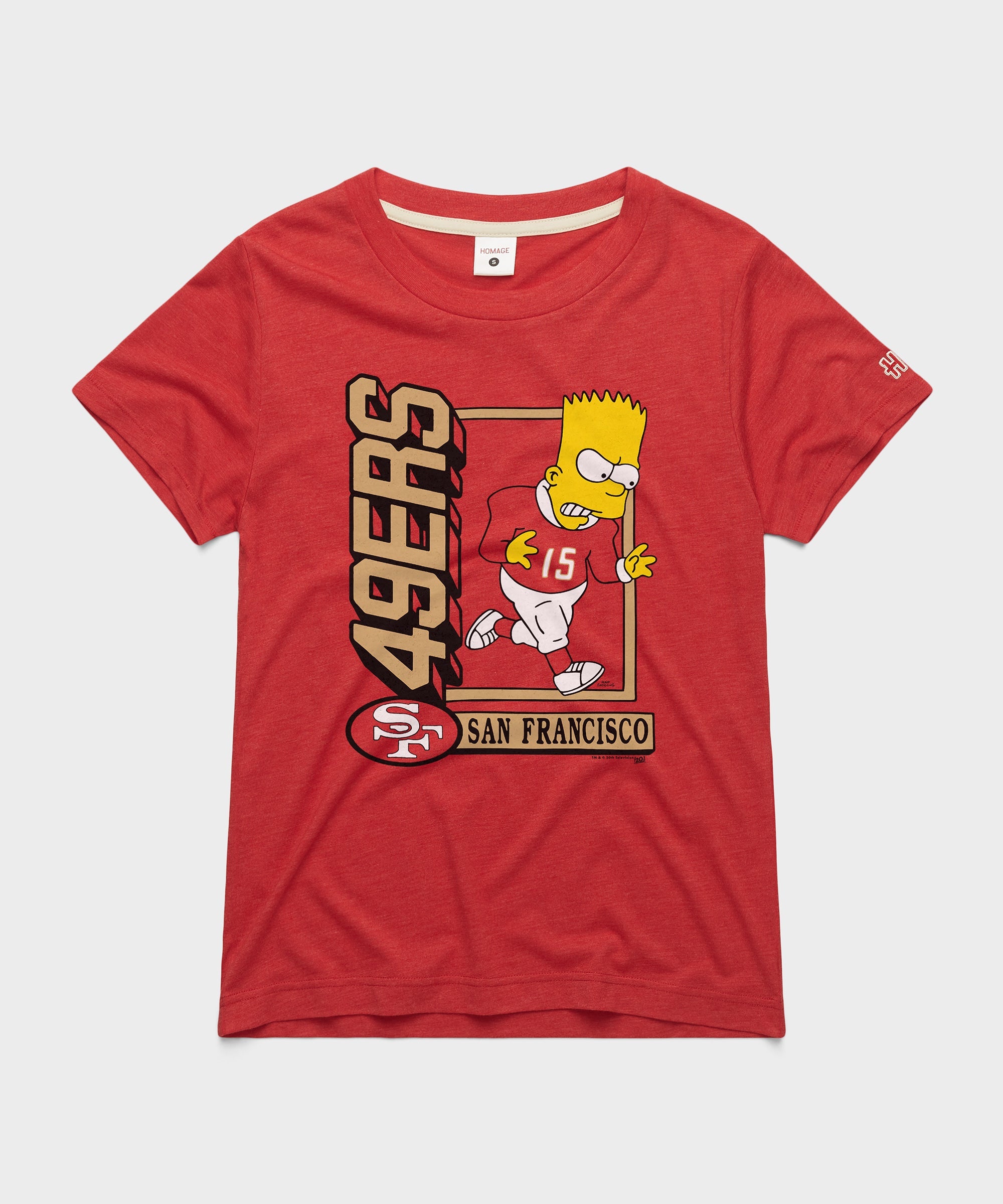 Women's The Simpsons Bart x San Francisco 49ers