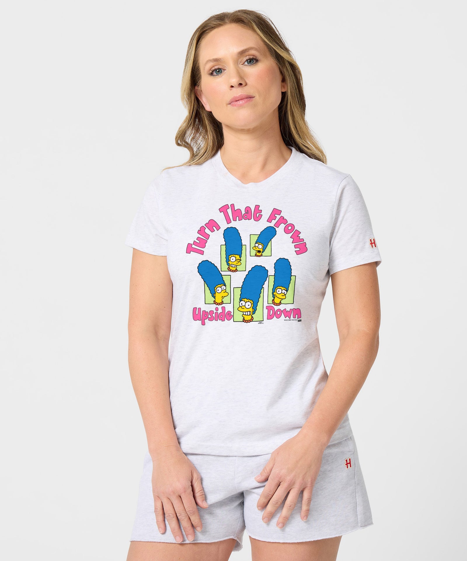 Women's The Simpsons Marge Turn That Frown Upside Down