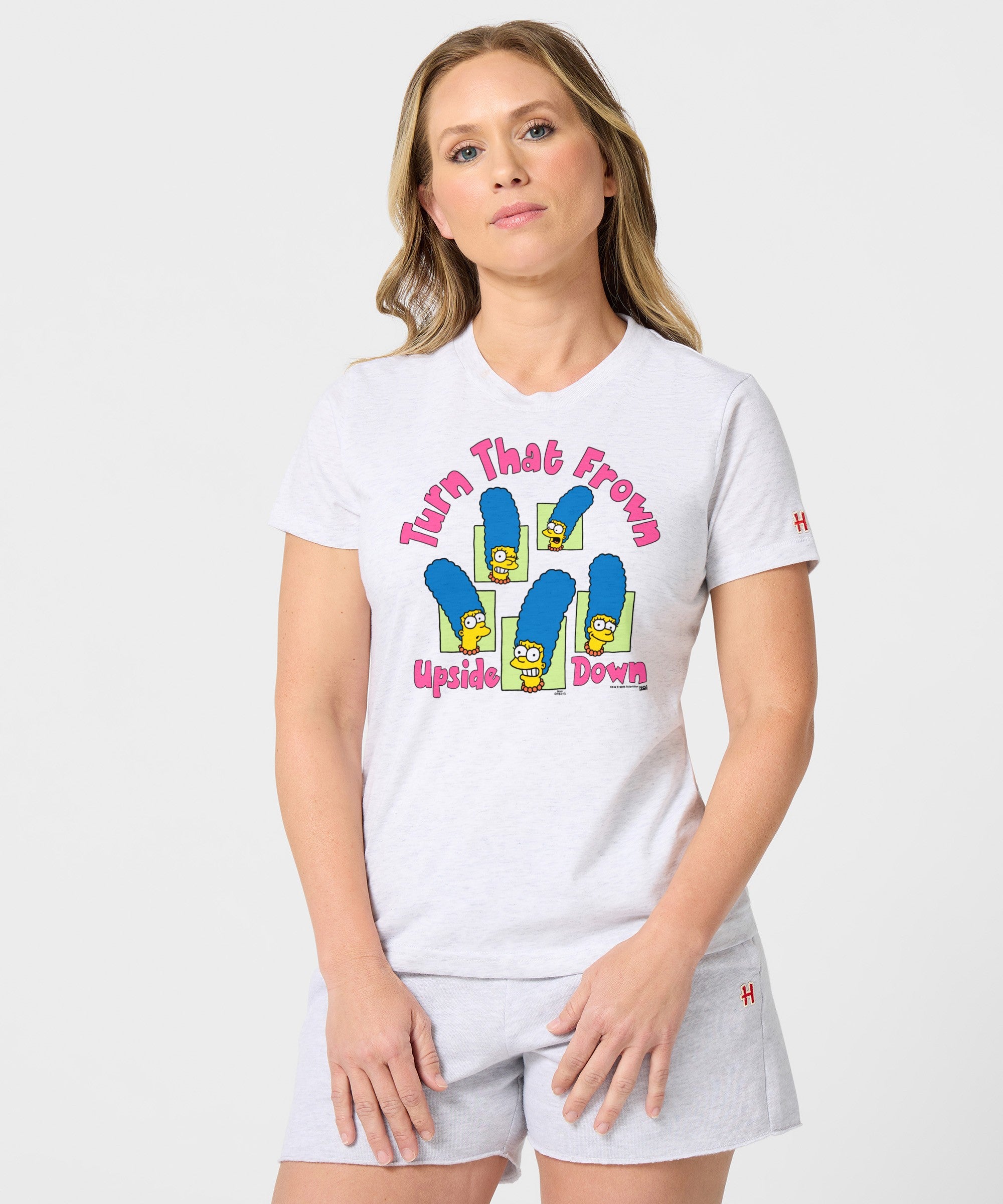 Women's The Simpsons Marge Turn That Frown Upside Down