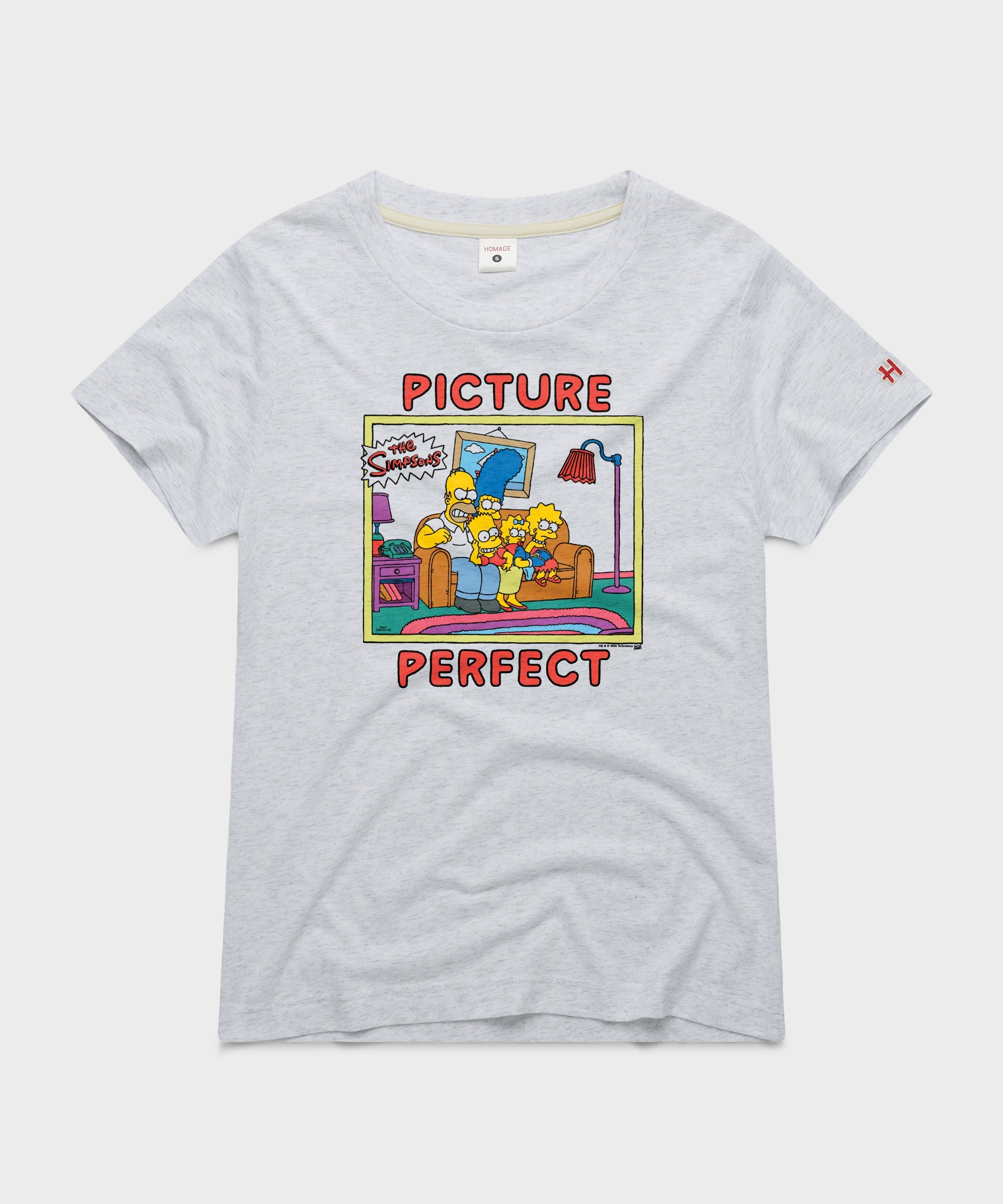Women's The Simpsons Picture Perfect | Women's Retro Simpsons T-Shirt ...