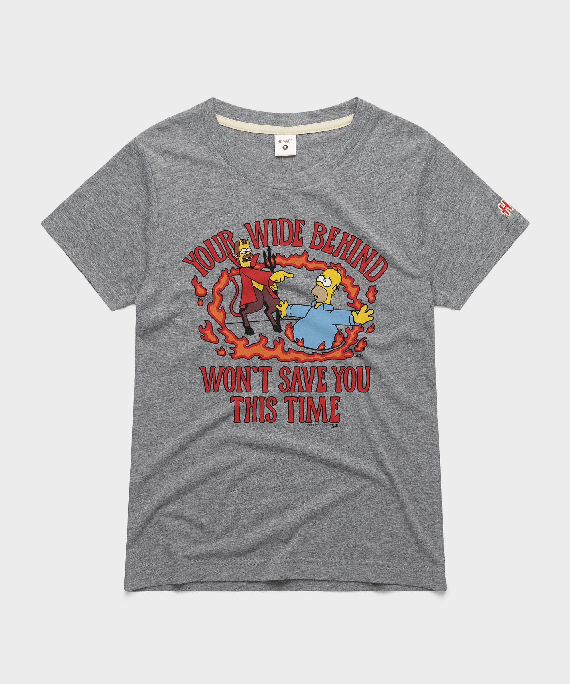 Women's The Simpsons Your Wide Behind Won't Save You This Time