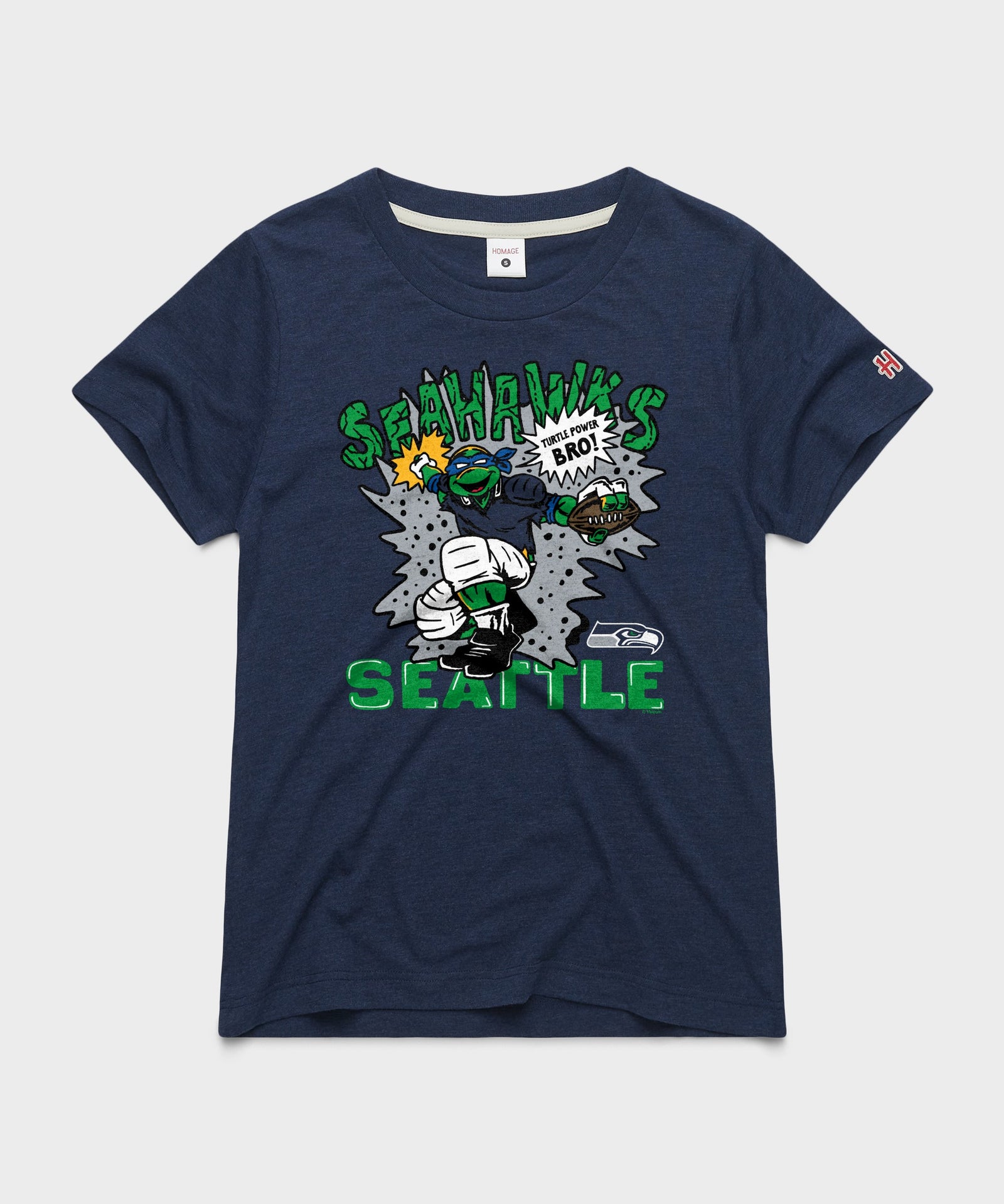 Women's Tmnt Leonardo X Seattle Seahawks
