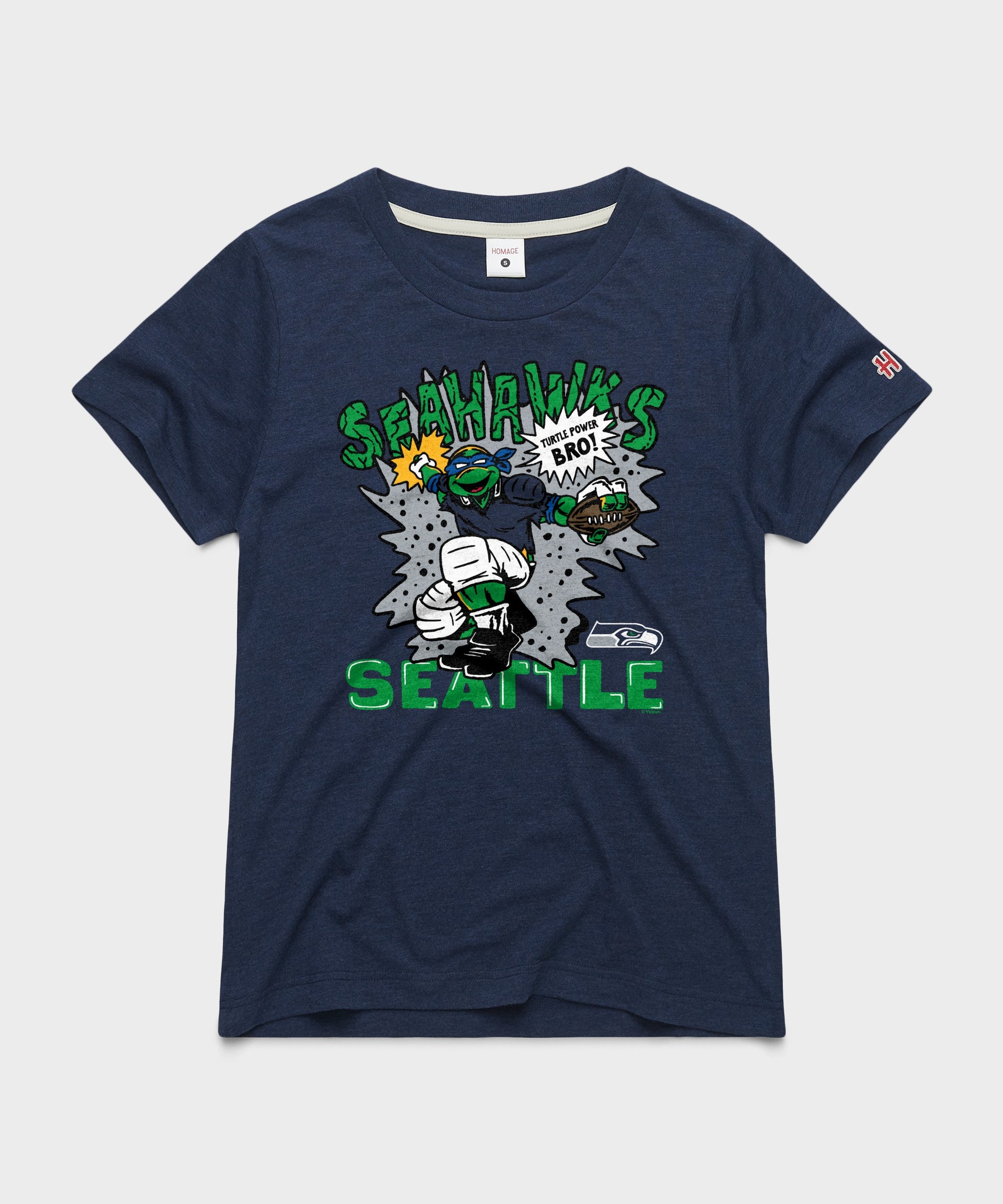 Women's Tmnt Leonardo X Seattle Seahawks