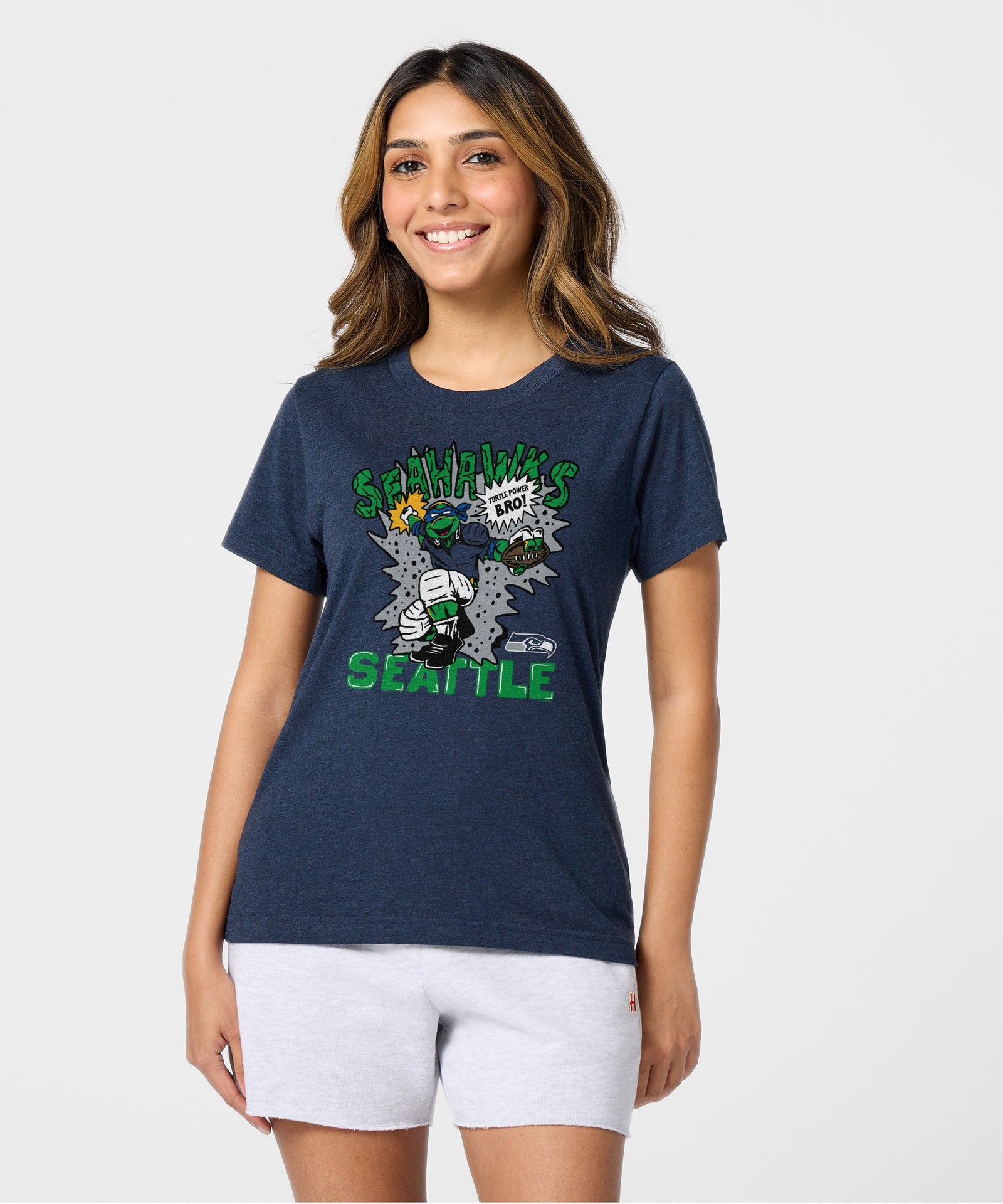 Women's Tmnt Leonardo X Seattle Seahawks