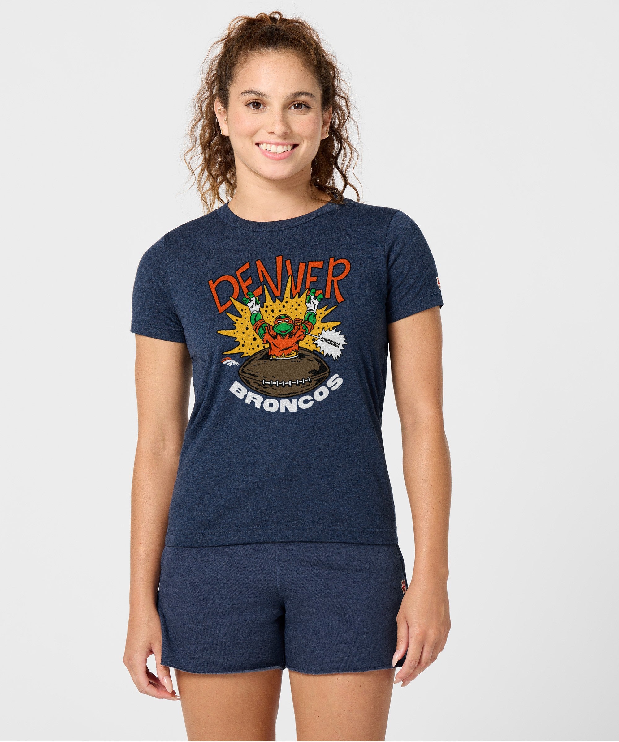 Women's Tmnt Michelangelo X Denver Broncos