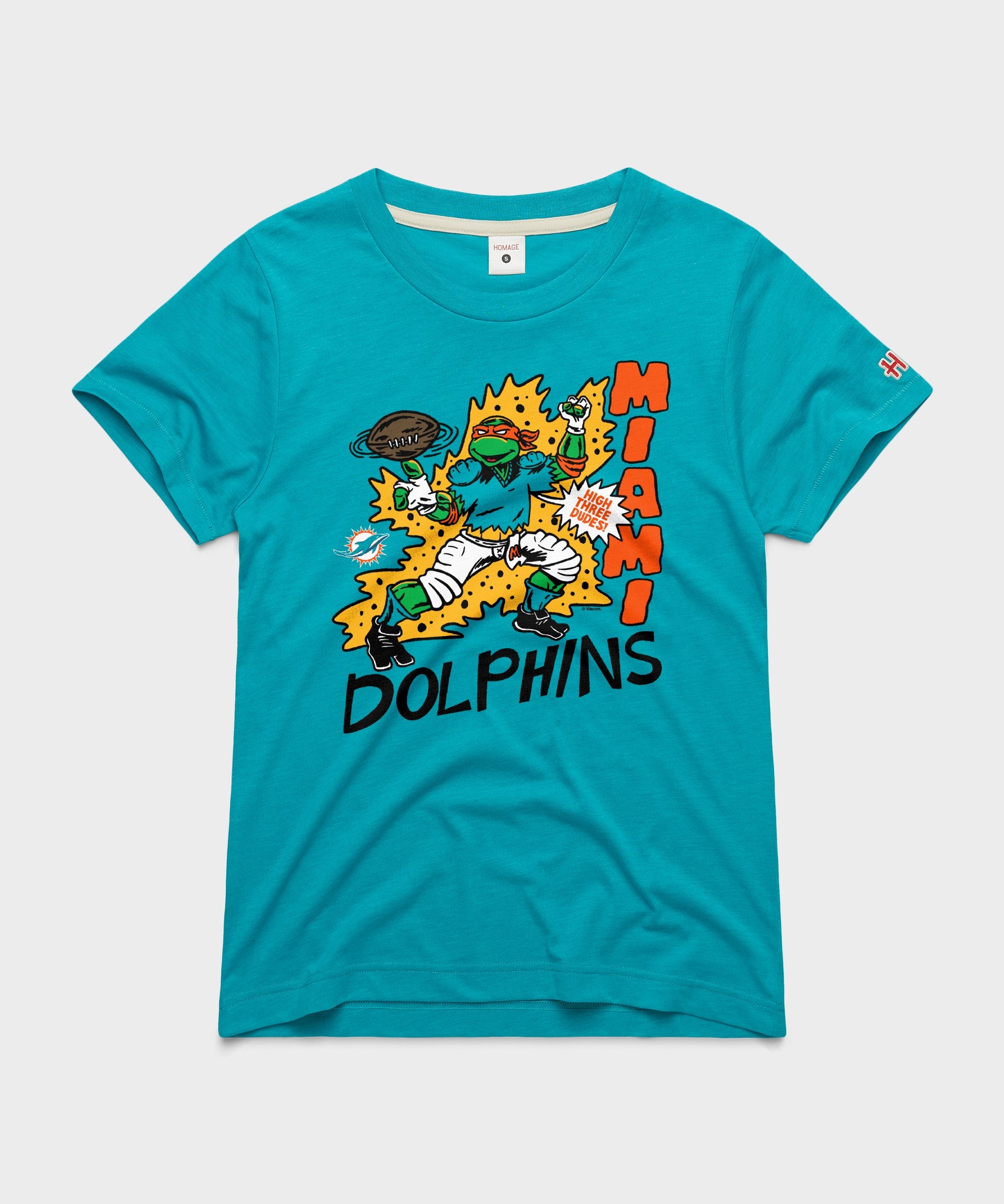 Women's Tmnt Michelangelo X Miami Dolphins