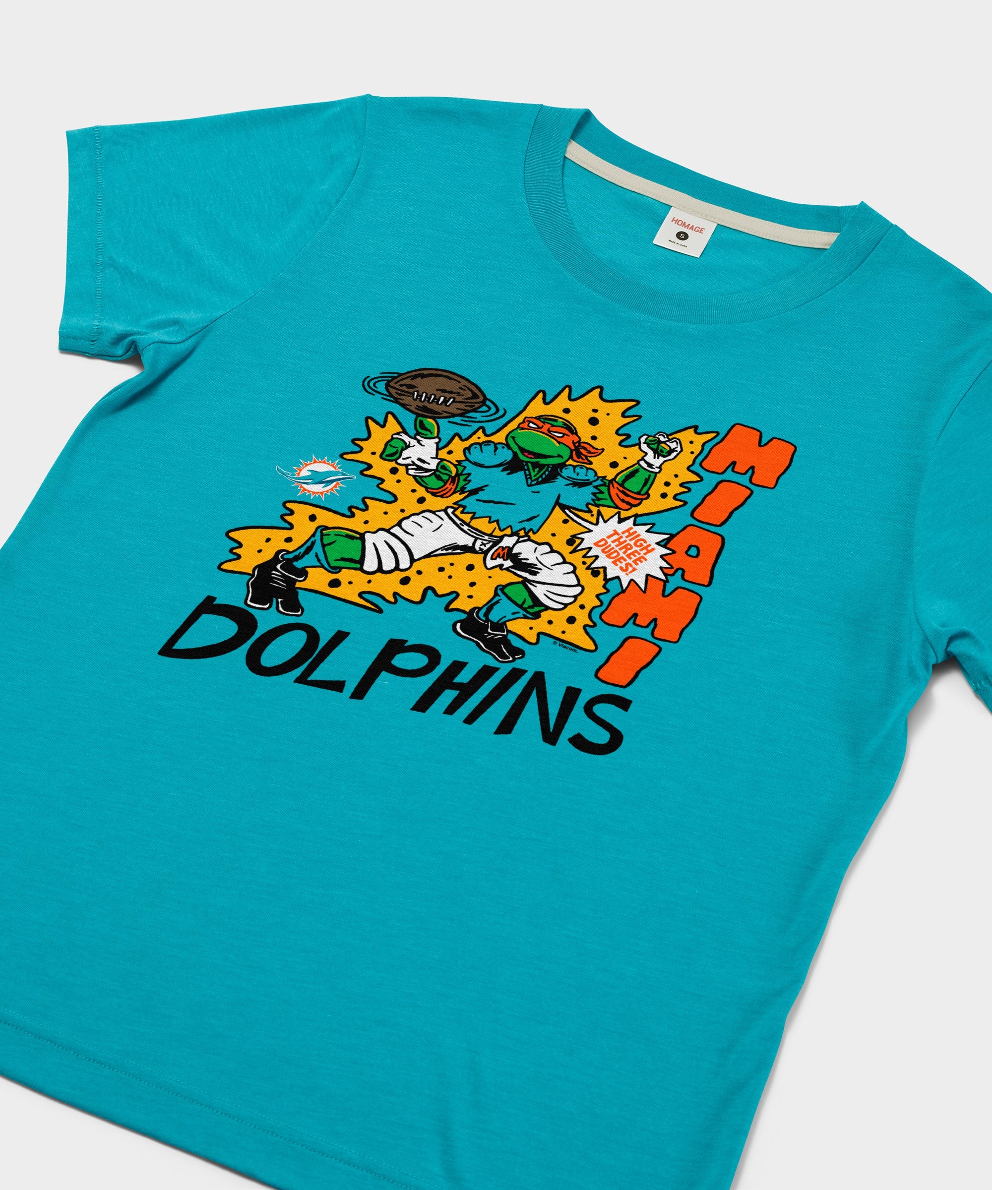 Women's Tmnt Michelangelo X Miami Dolphins