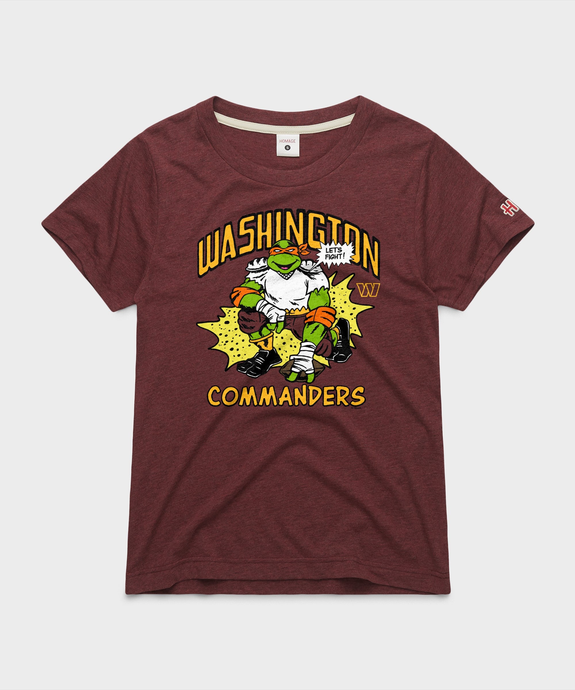 Women's Tmnt Michelangelo X Washington Commanders