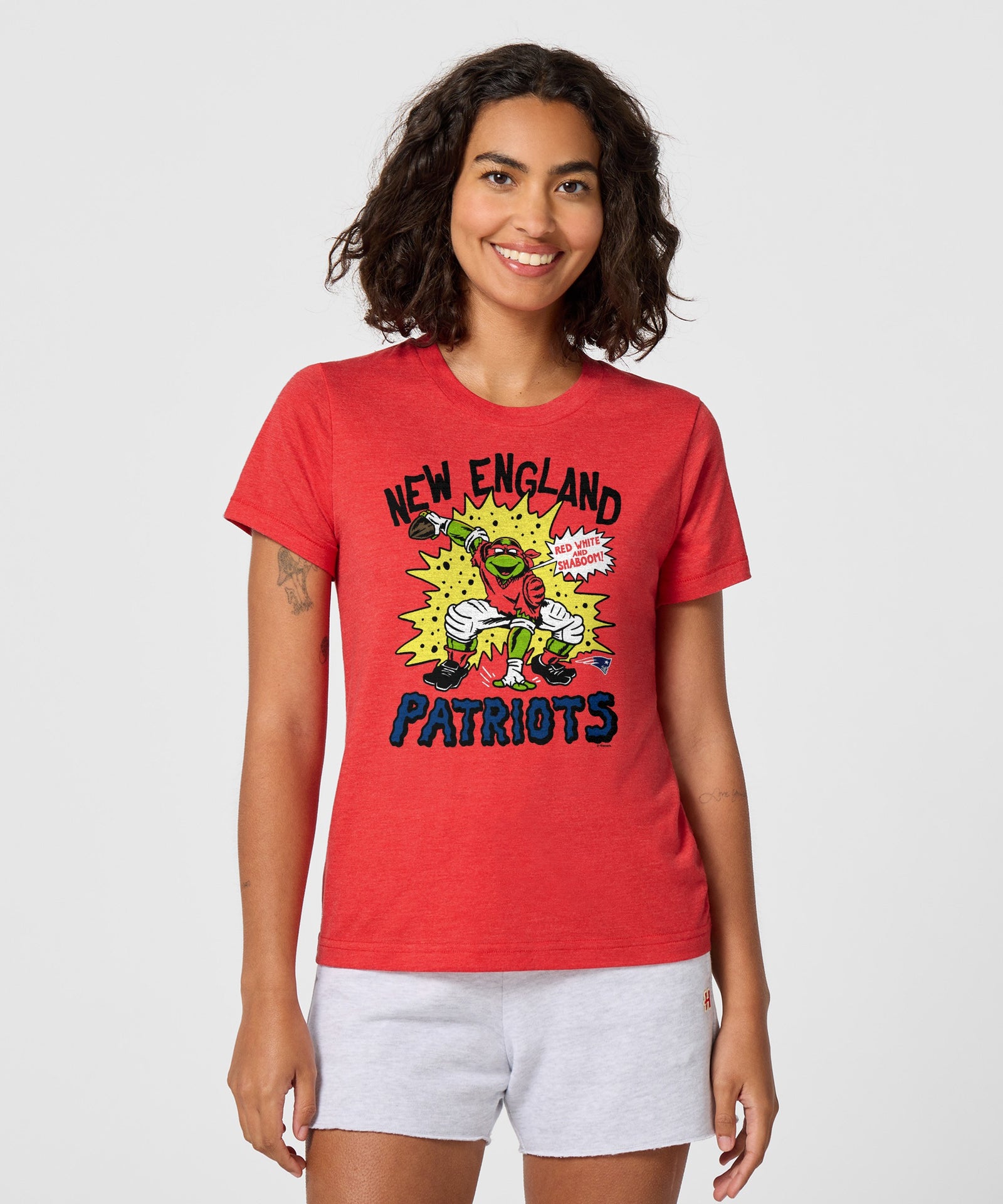 Women's Tmnt Raphael X New England Patriots