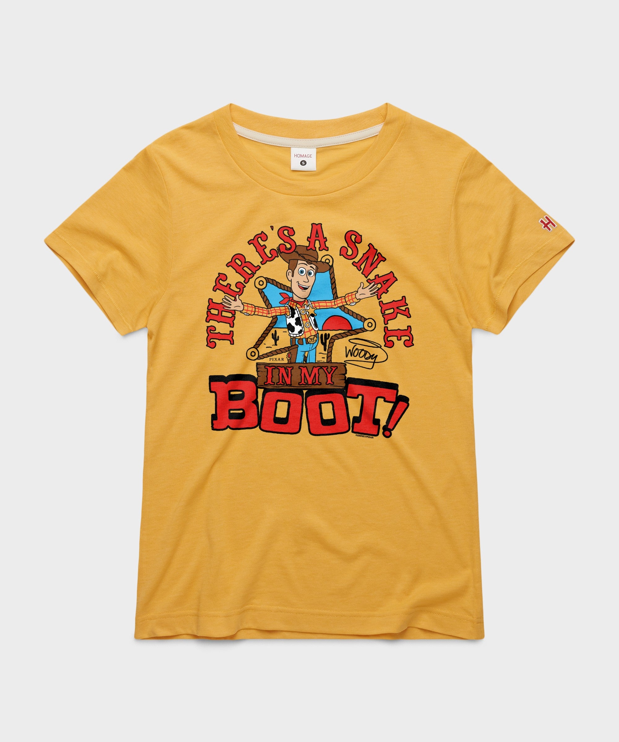 Women's Toy Story Woody There's A Snake In My Boot