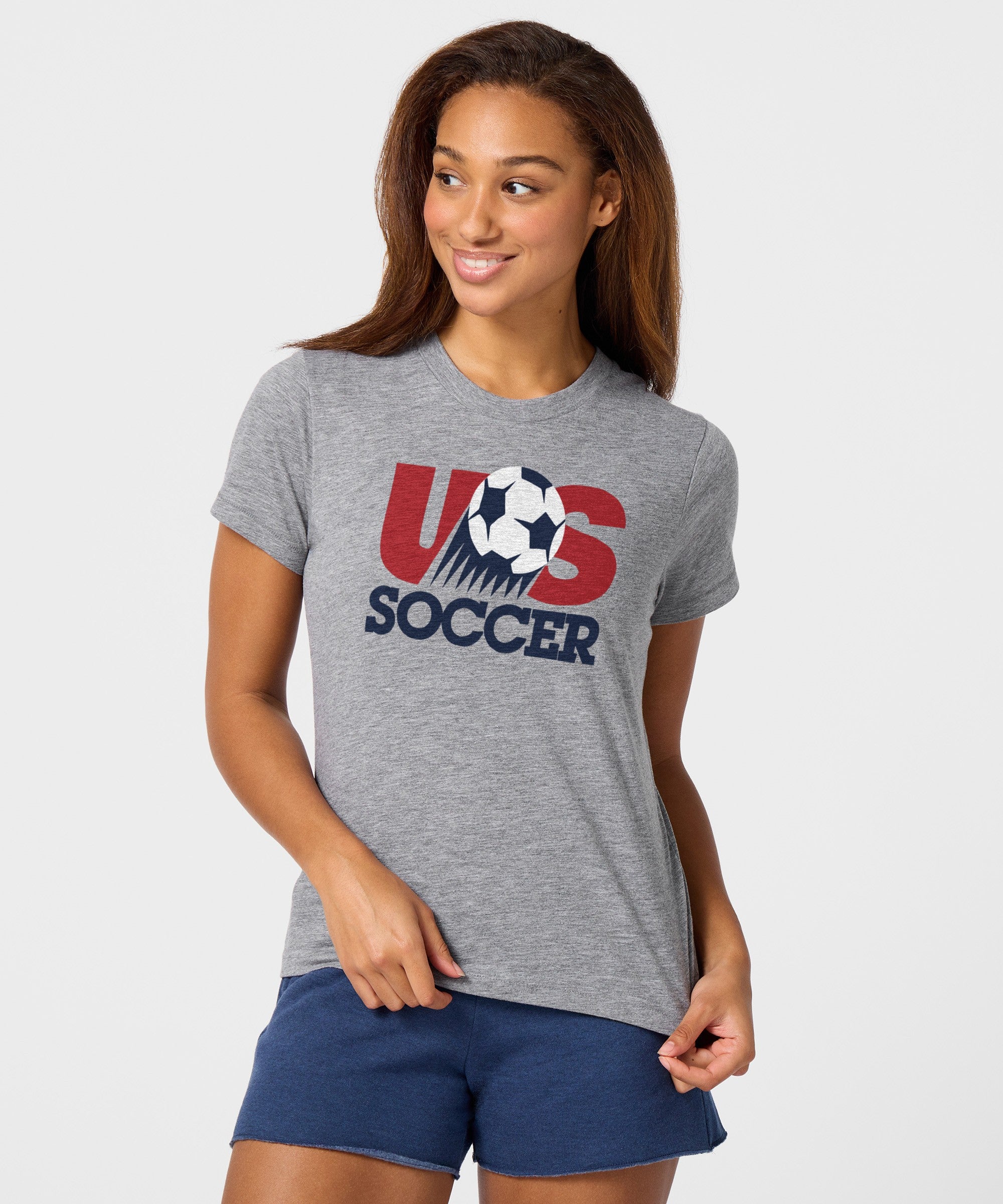 Women's Us Soccer 1993 Crest::Grey