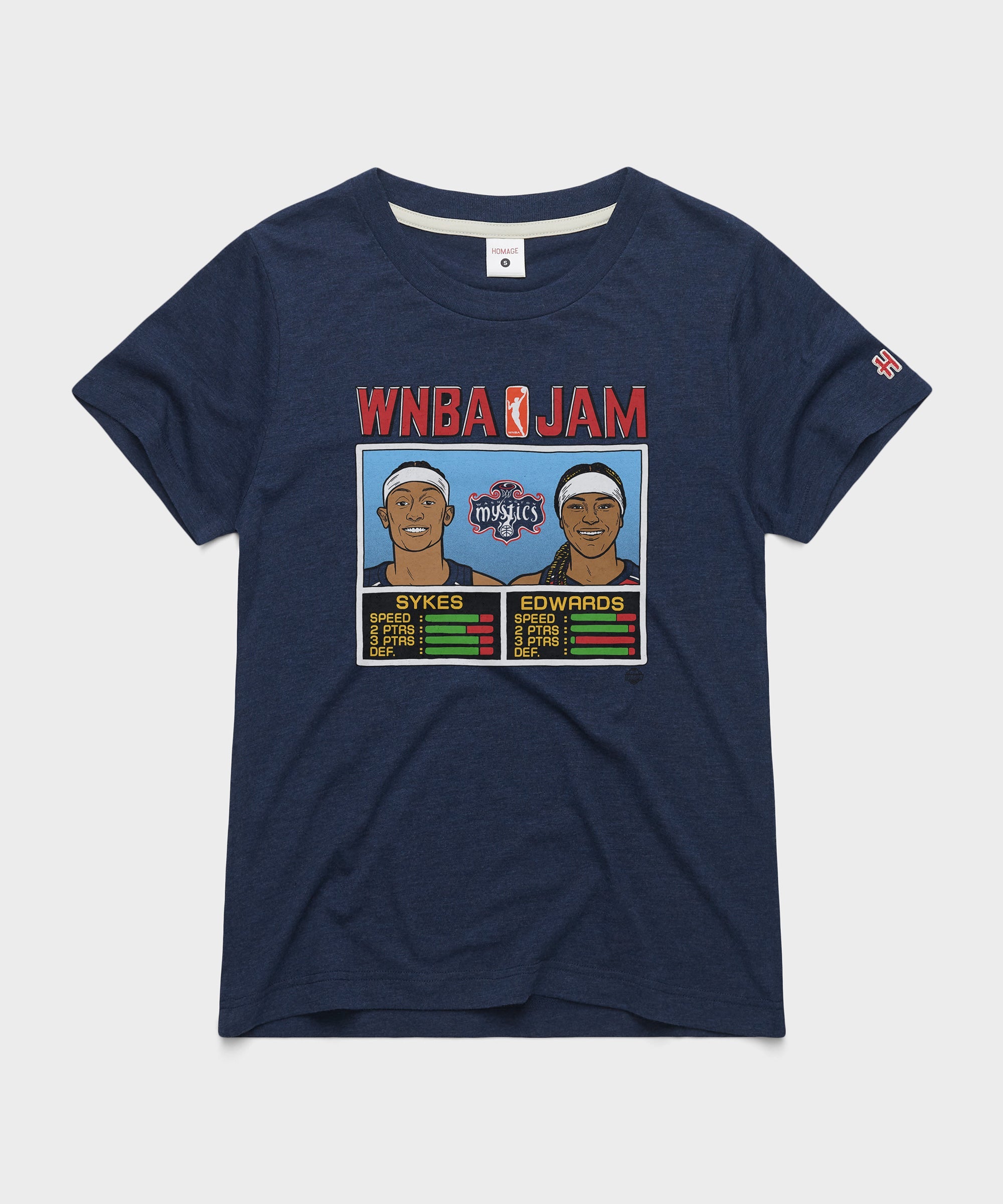 Women's WNBA Jam Mystics Sykes And Edwards