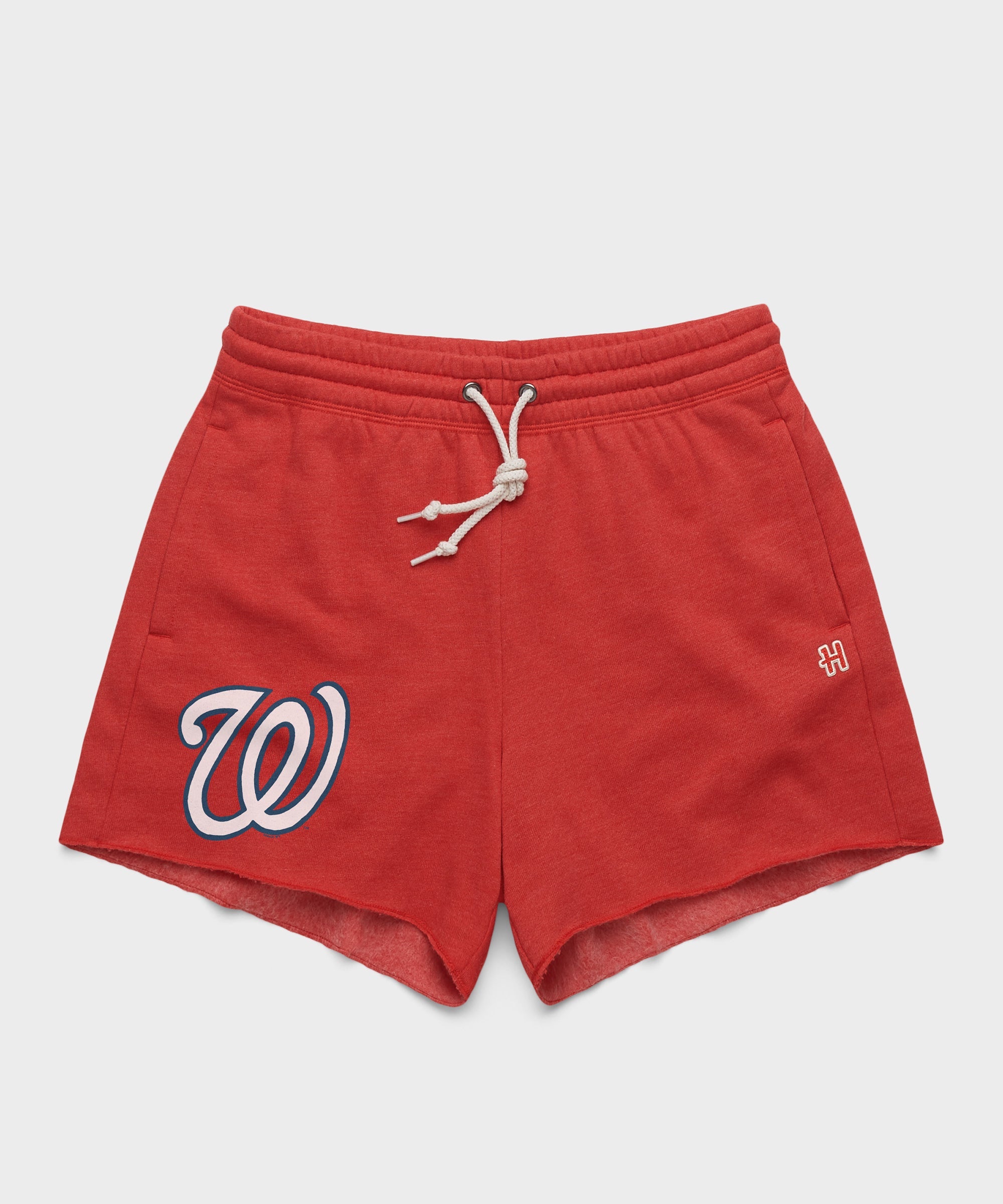 Women's Washington Nationals Cap Logo '24 Sweat Shorts Red