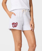 Women's Washington Nationals Jersey Logo '11 Sweat Shorts