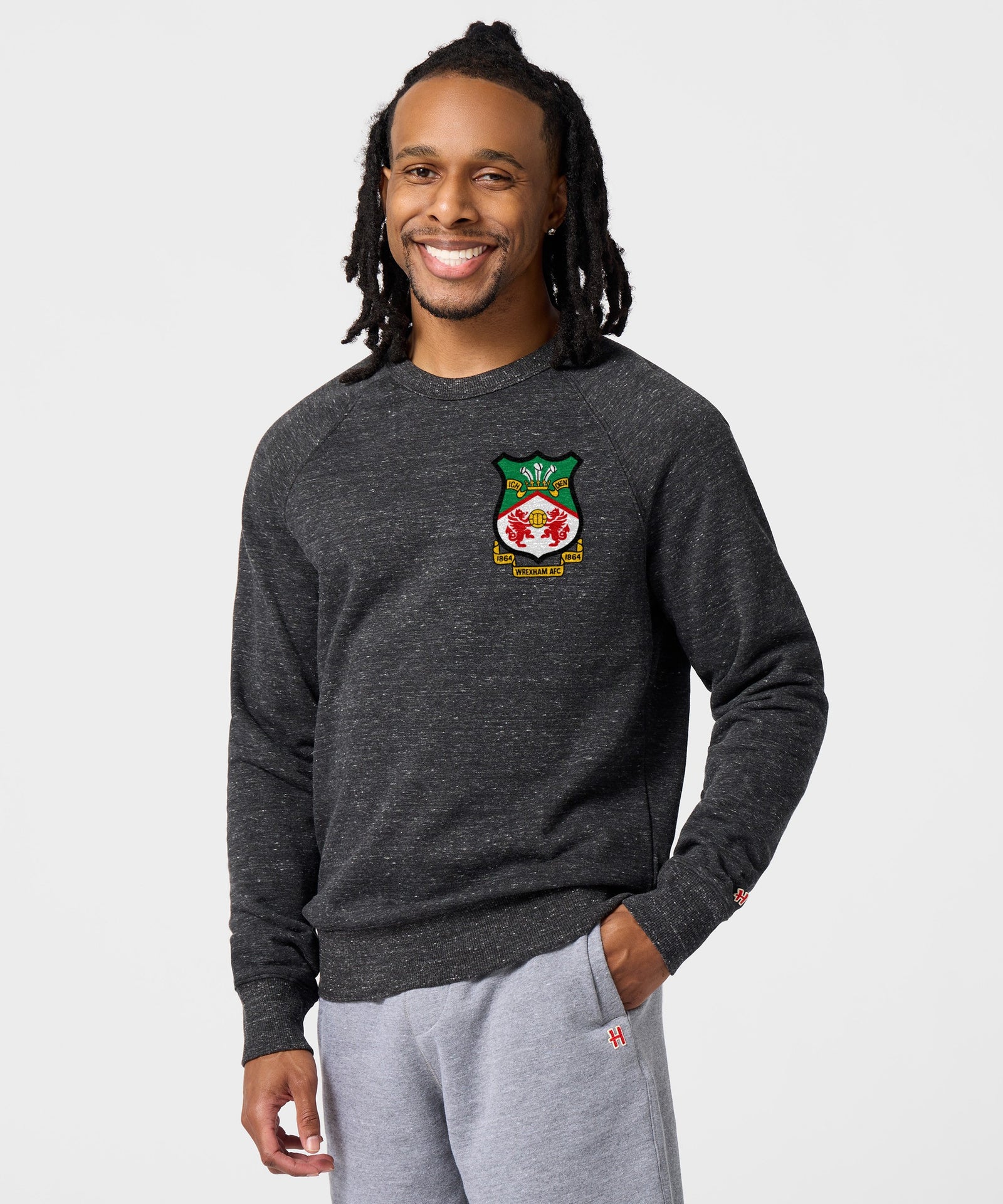 Wrexham Afc Crest Left Chest Crewneck
