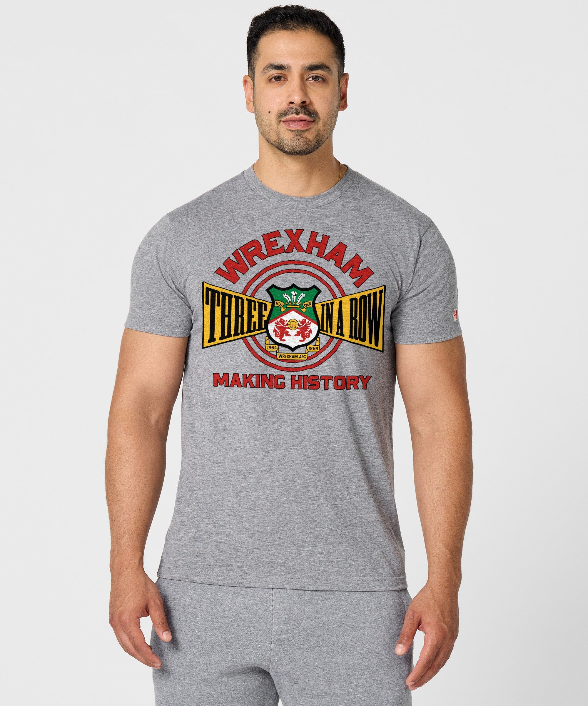 Wrexham Afc Three In A Row::Grey